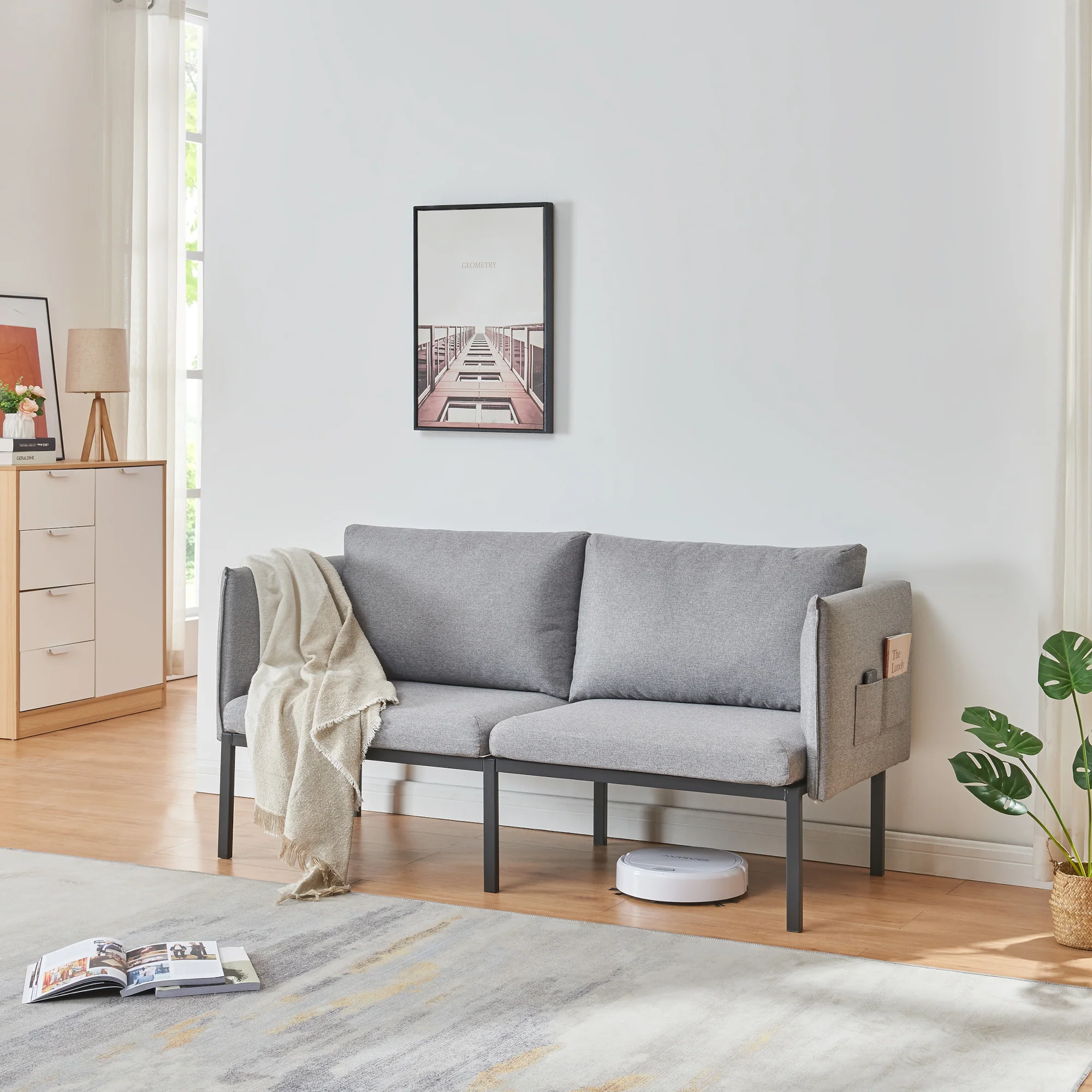 2-Sitzer-Sofa Kamar [en.casa] - Image 3