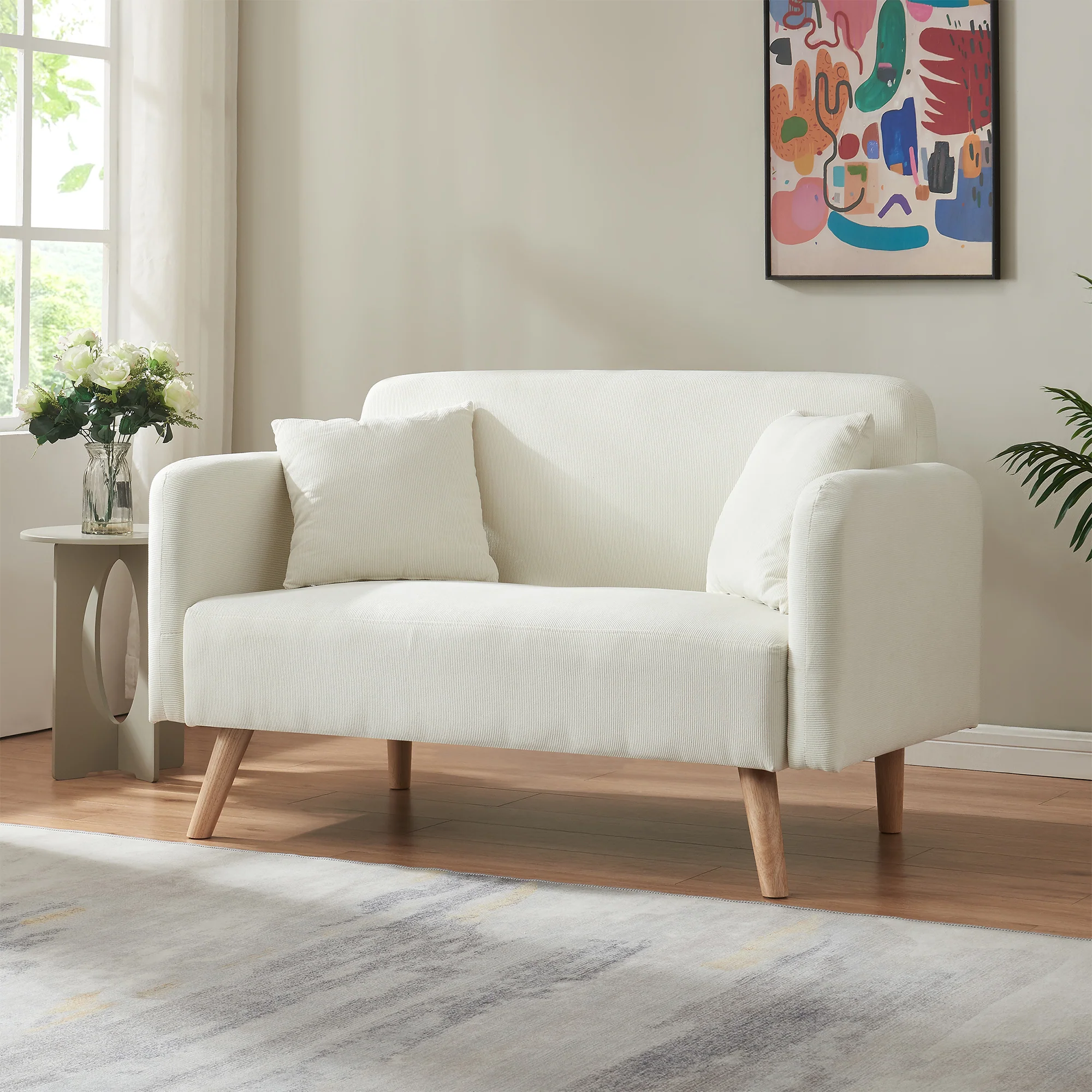 2-Sitzer Sofa Midt 132x70x81 cm [en.casa] - Image 4