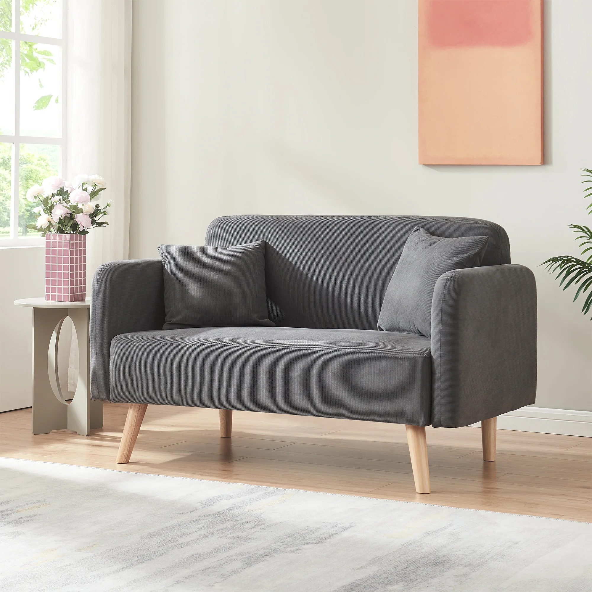 2-Sitzer Sofa Midt 132x70x81 cm [en.casa] - Image 5