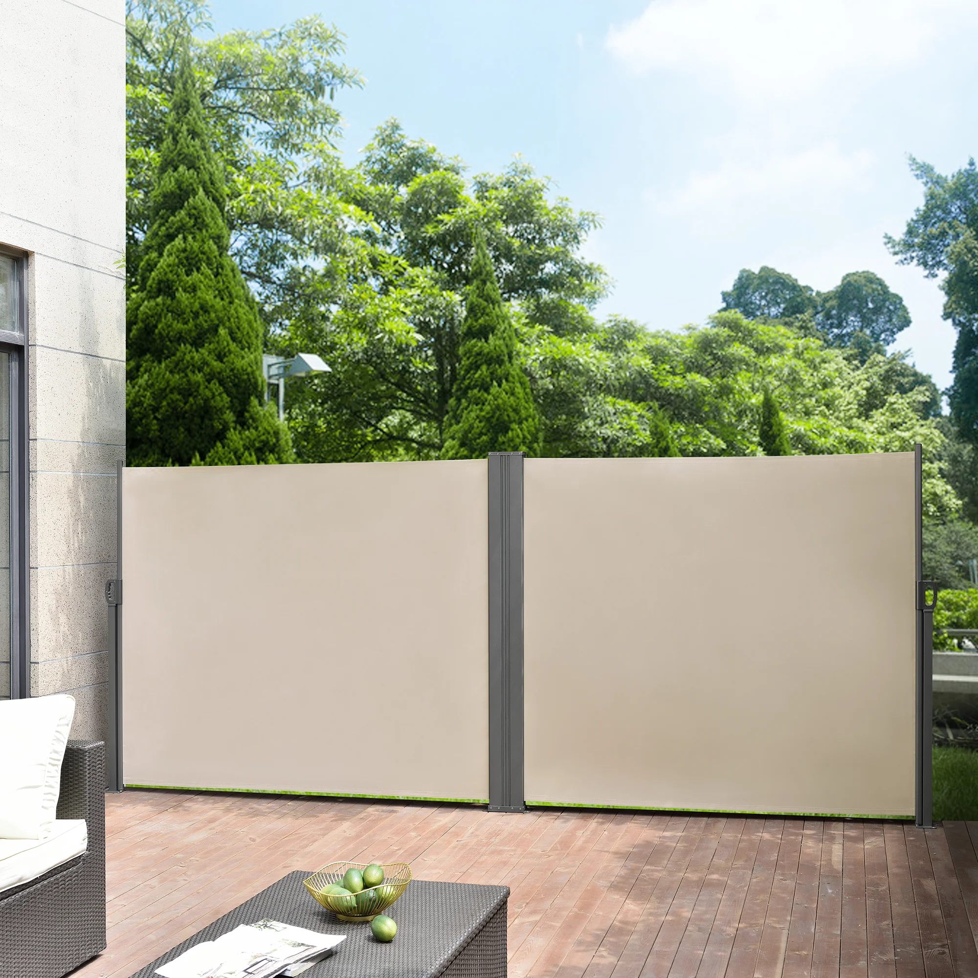 2er-Set Seitenmarkise Alcazaba in versch. Farben und Größen pro.tec - Image 3