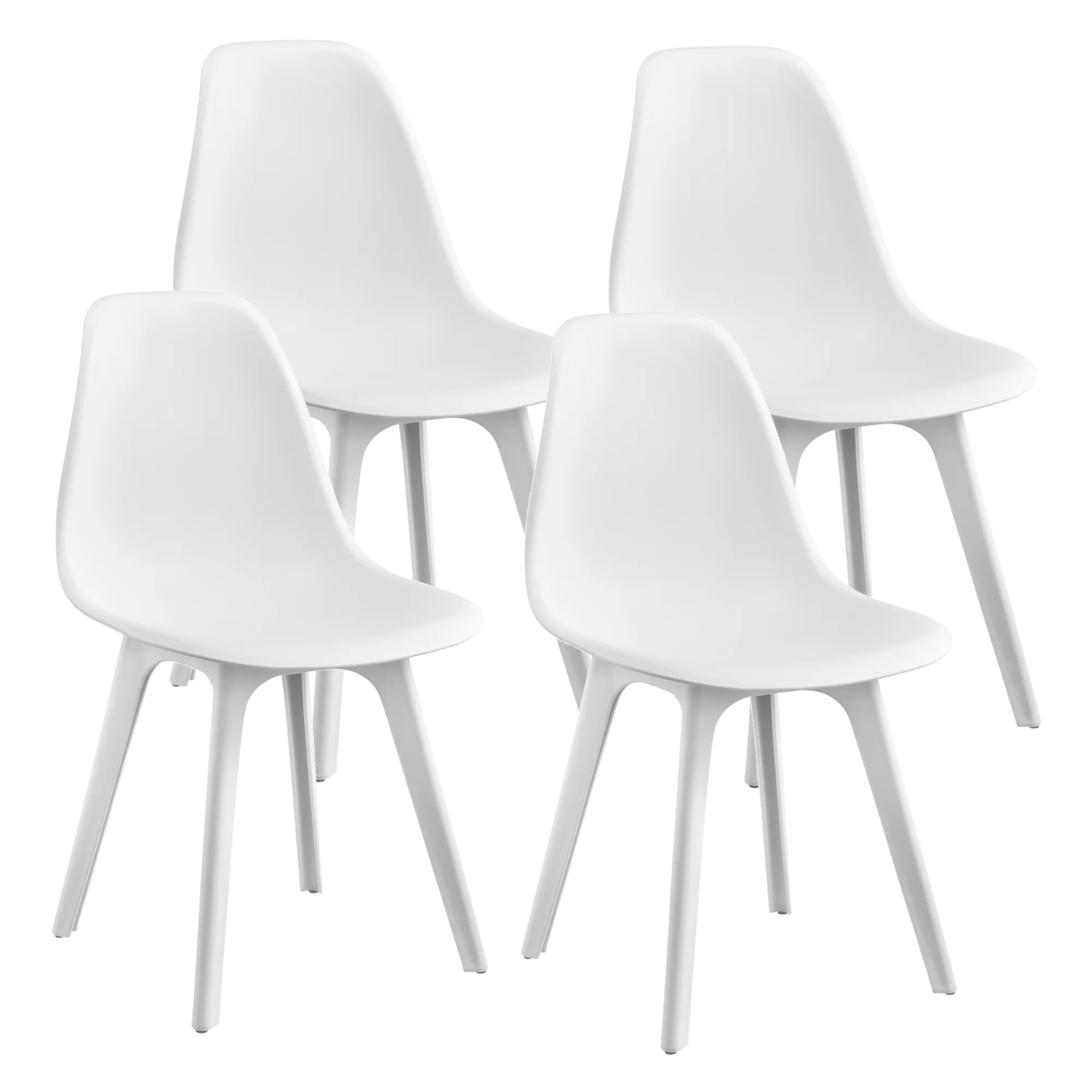4er-Set Brevik Esszimmerstuhl 83x54x48 cm in versch. Farben en.casa