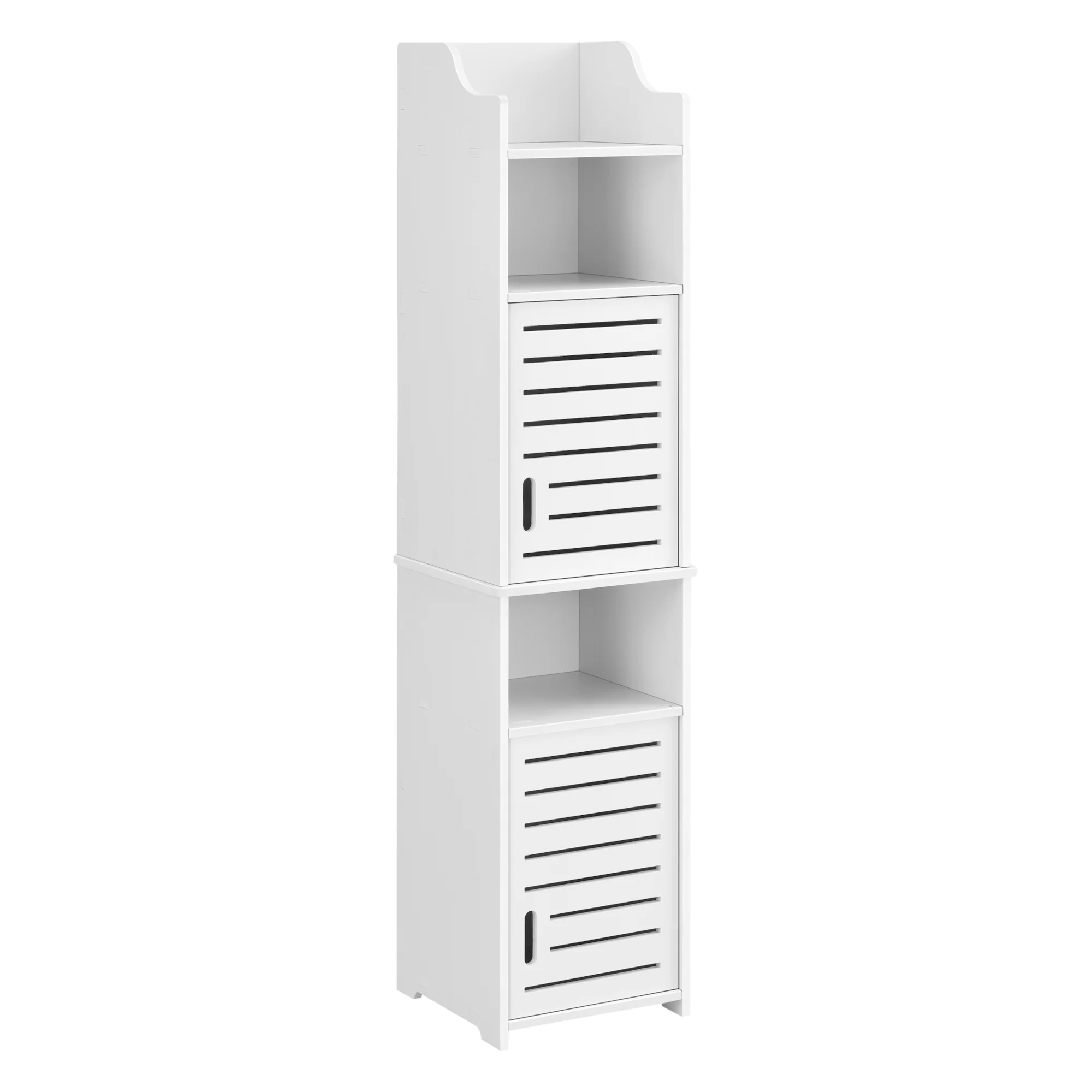 Badezimmerschrank Mora 135x32x32 cm WPC en.casa - Image 2