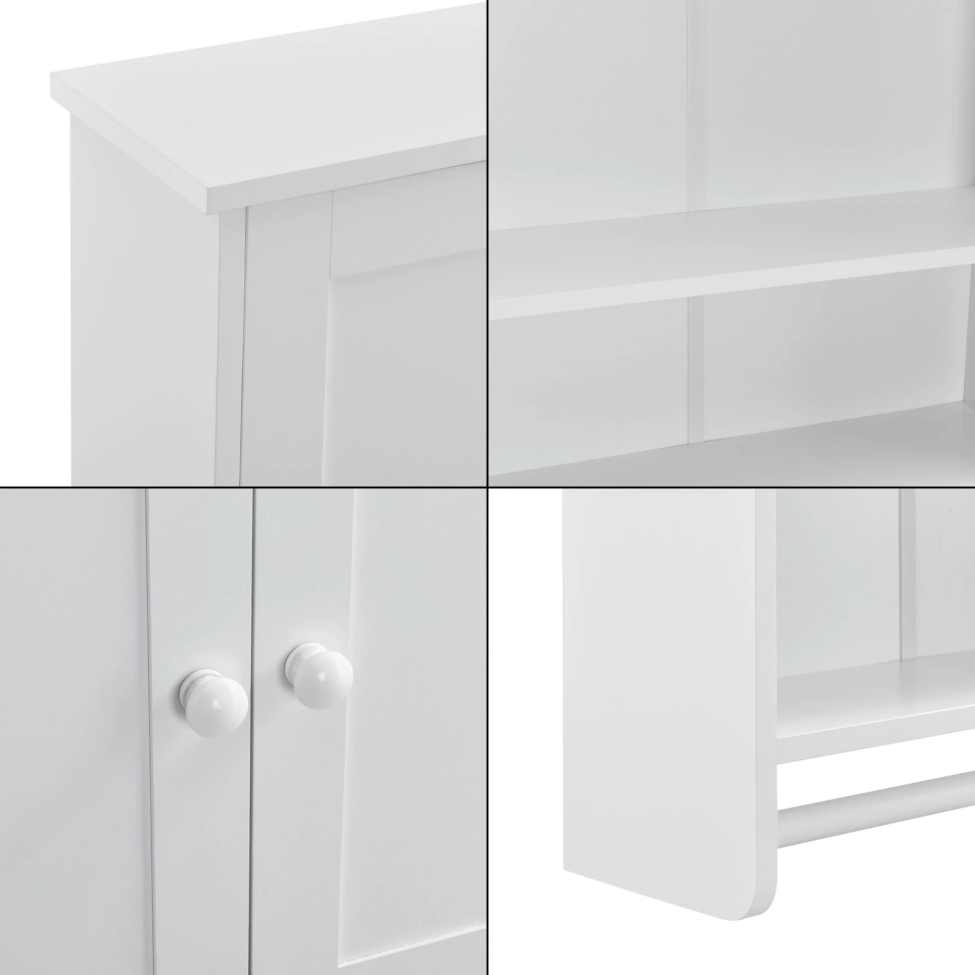 Badezimmerschrank Steyr 65x49x15 cm mit Handtuchhalter MDF versch. Farben en.casa - Image 5