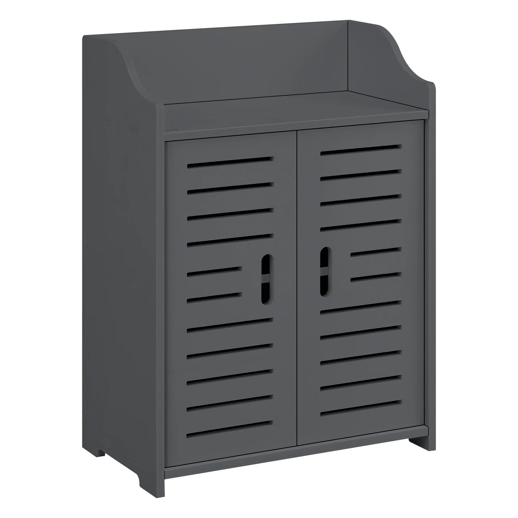 Badezimmerschrank Trosa 62x45x25 cm WPC versch. Farben en.casa - Image 3