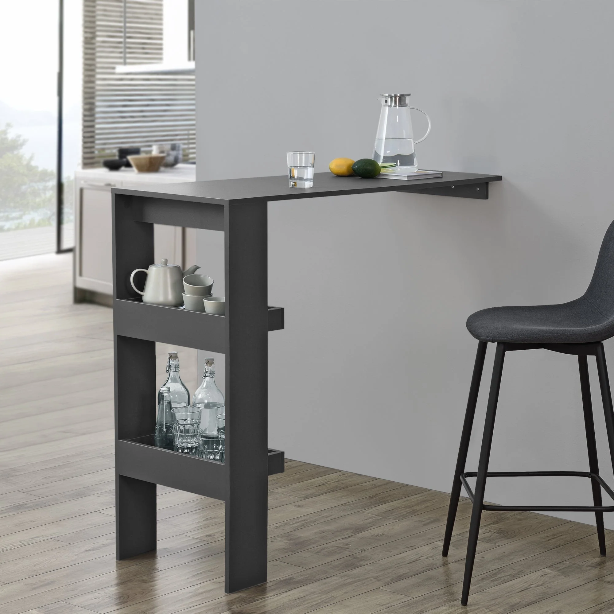 Bartisch Bromölla 120x45x106 cm versch. Farben en.casa - Image 11