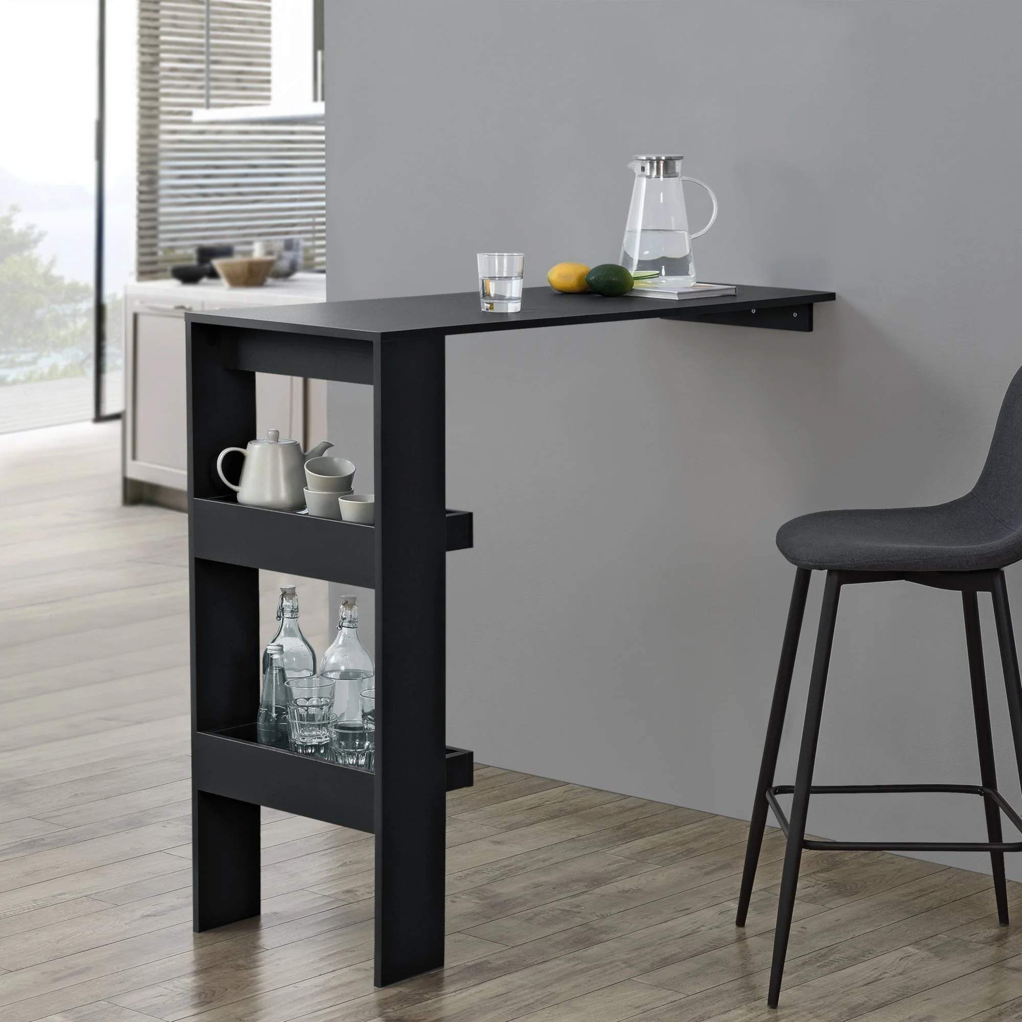 Bartisch Bromölla 120x45x106 cm versch. Farben en.casa - Image 12