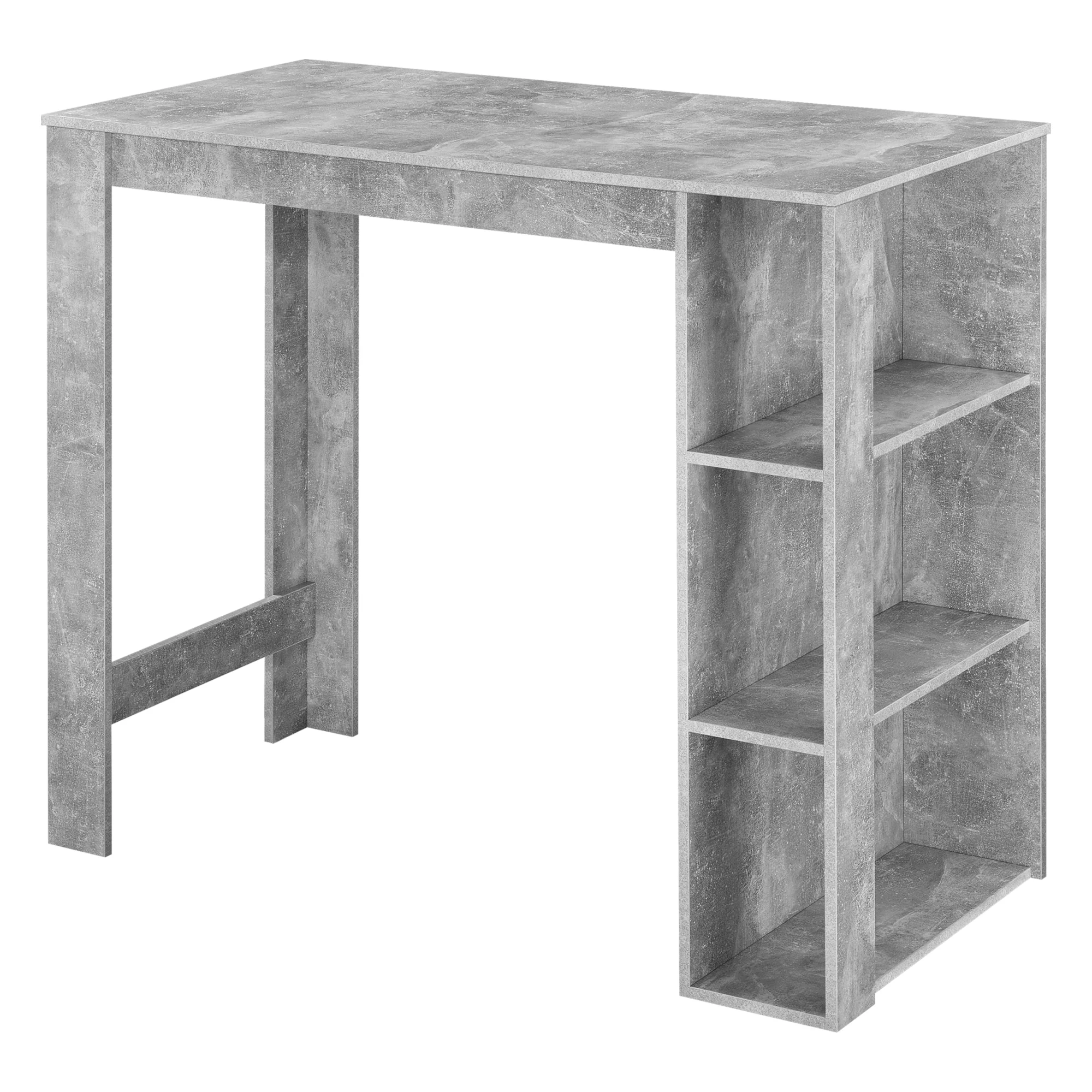 Bartisch Danderyd 120x60x106 cm mit 3 Ablagefächern [en.casa] - Image 4