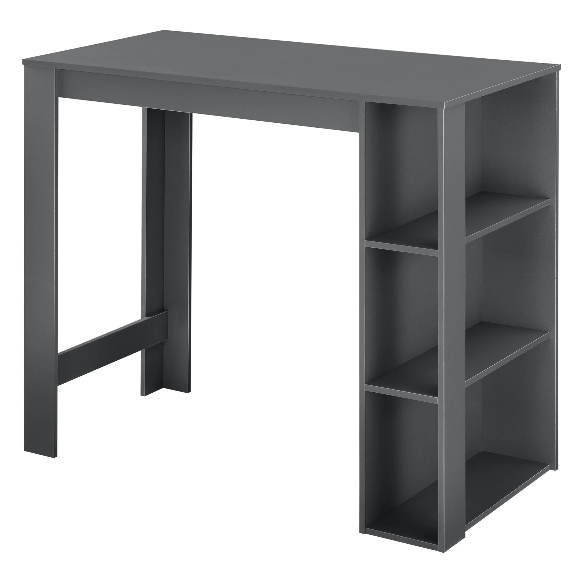 Bartisch Danderyd 120x60x106 cm mit 3 Ablagefächern [en.casa] - Image 5