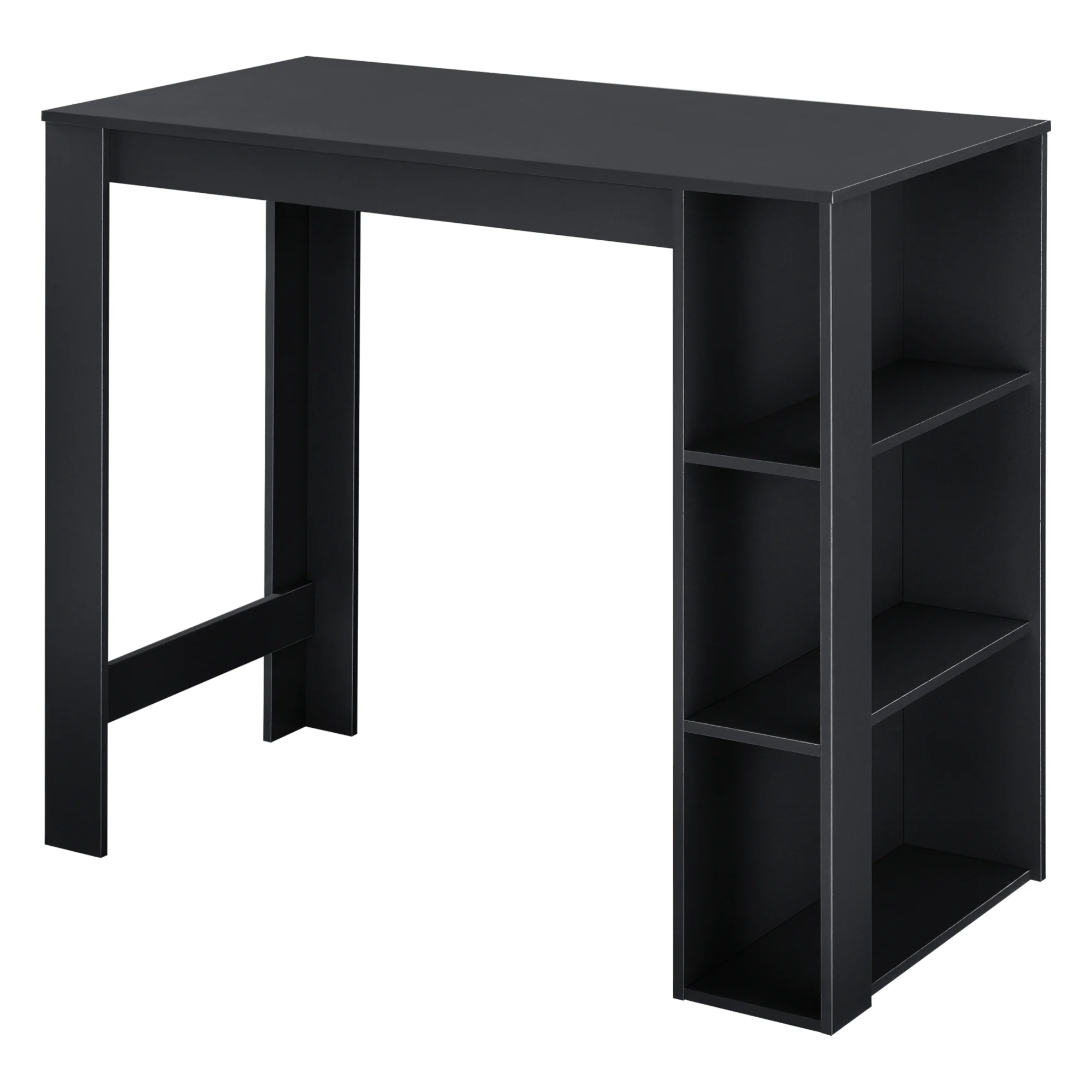 Bartisch Danderyd 120x60x106 cm mit 3 Ablagefächern [en.casa] - Image 6