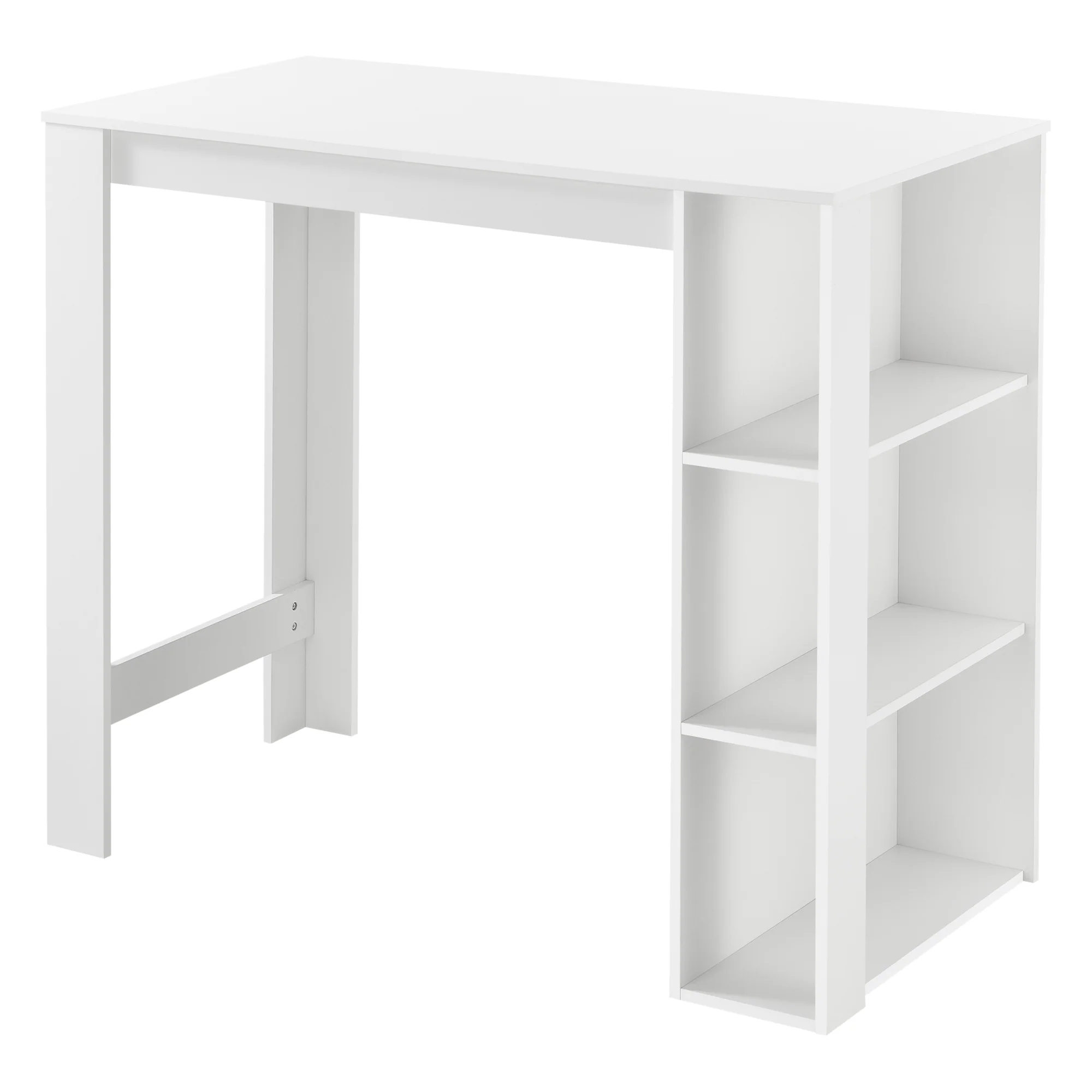 Bartisch Danderyd 120x60x106 cm mit 3 Ablagefächern [en.casa] - Image 7