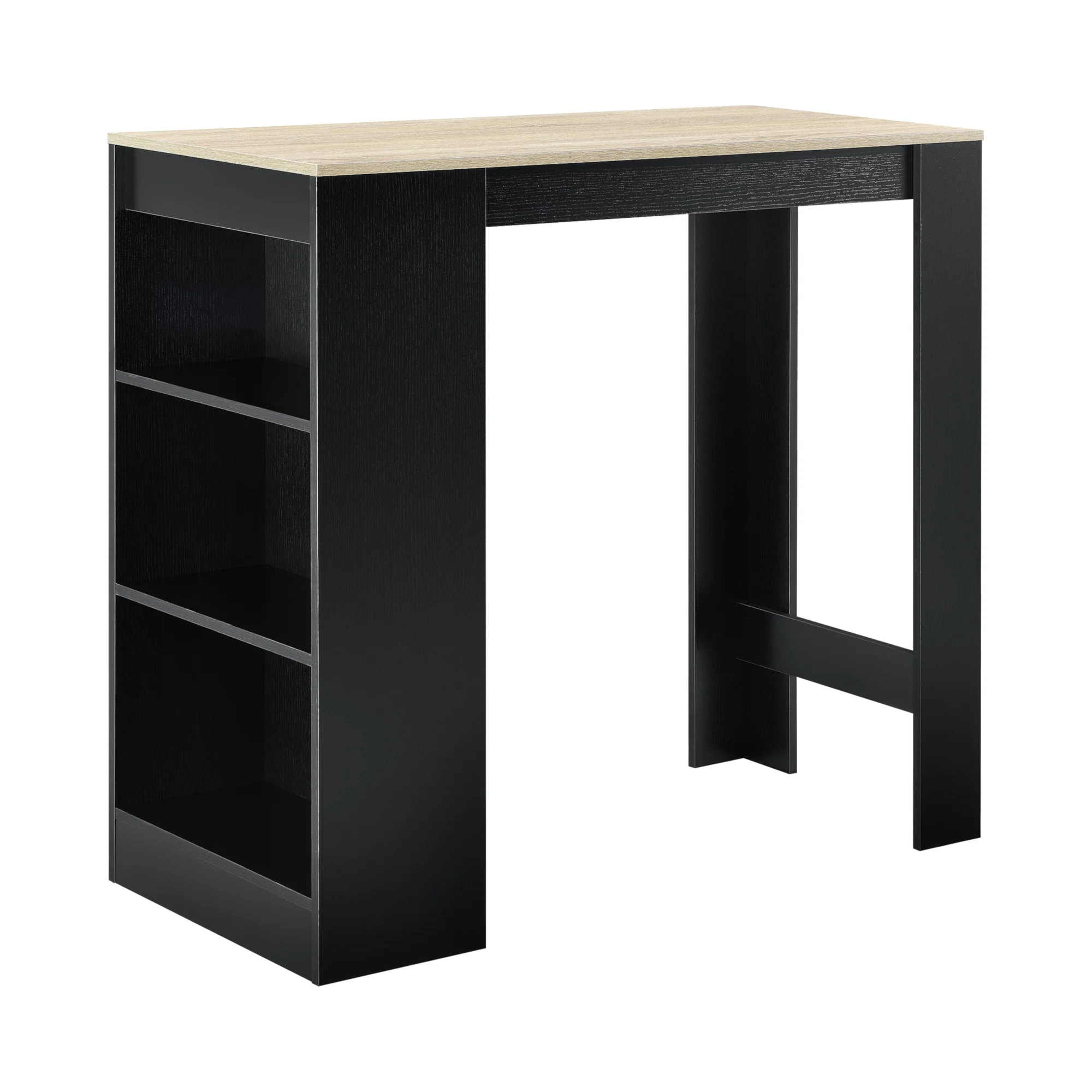 Bartisch Kouvola mit 3 Fächern 110x50x103 cm in versch. Farben [en.casa] - Image 4