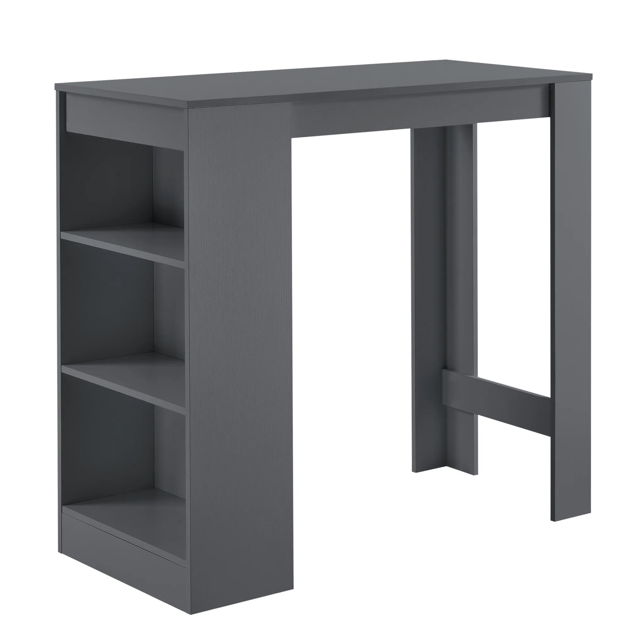 Bartisch Kouvola mit 3 Fächern 110x50x103 cm in versch. Farben [en.casa] - Image 5