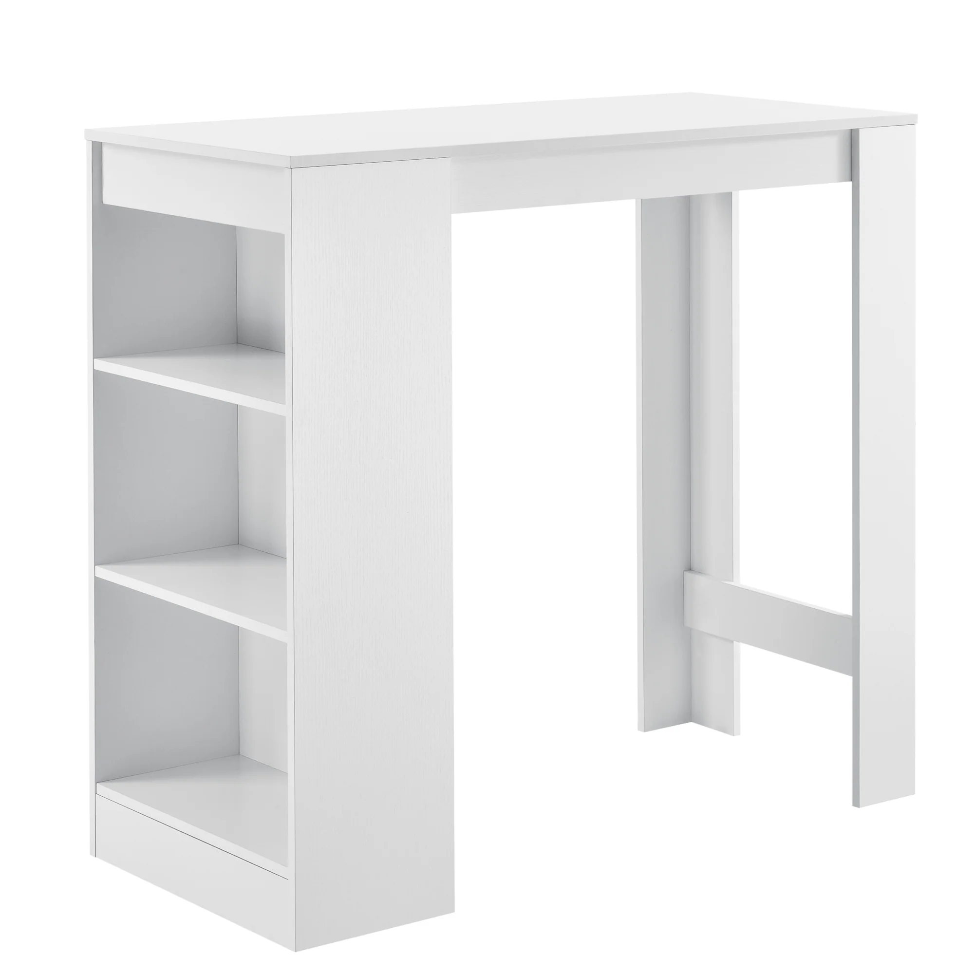 Bartisch Kouvola mit 3 Fächern 110x50x103 cm in versch. Farben [en.casa] - Image 6