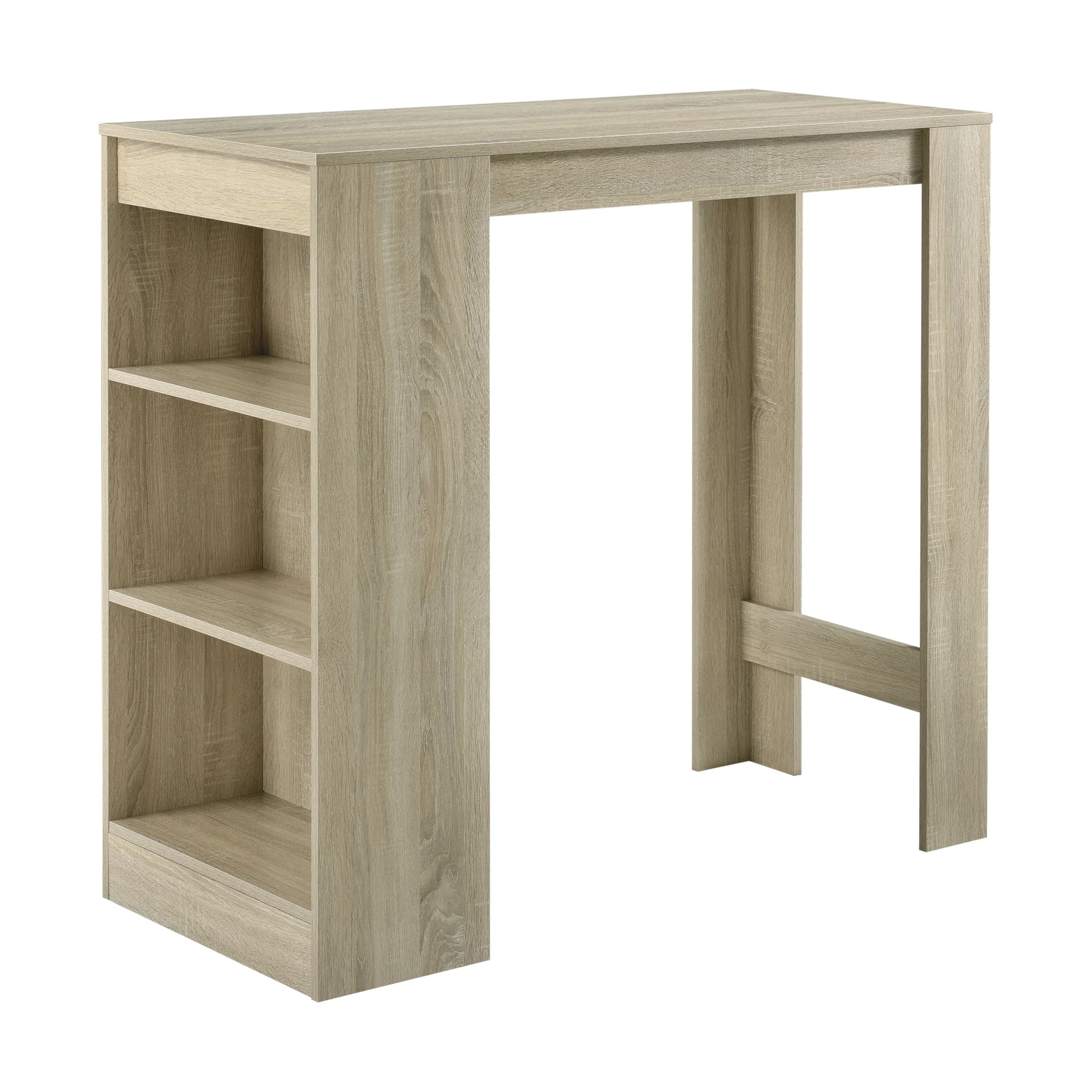 Bartisch Kouvola mit 3 Fächern 110x50x103 cm in versch. Farben [en.casa] - Image 7