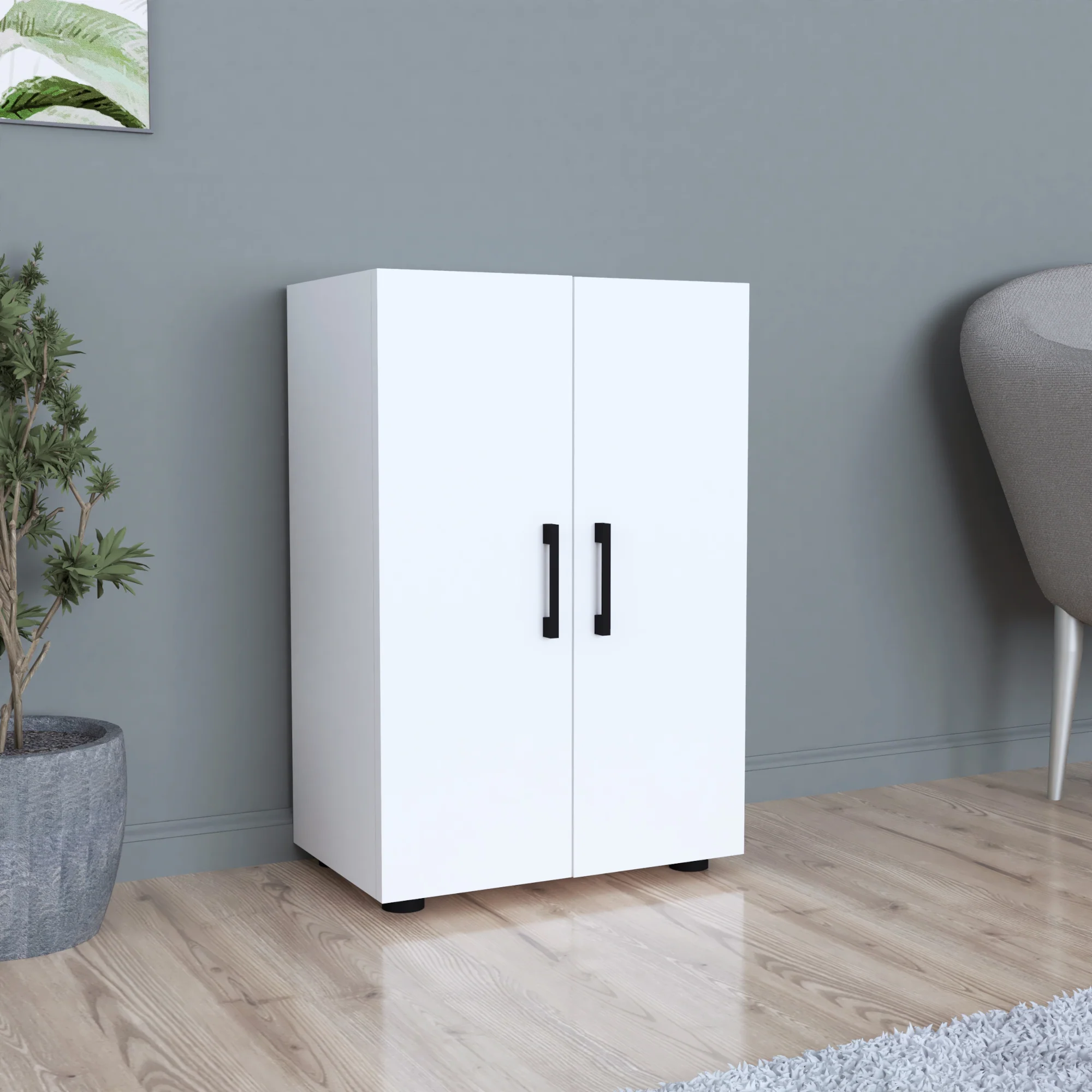 Beistellschrank Åsnes in verschiedenen Farben und Größen [en.casa]