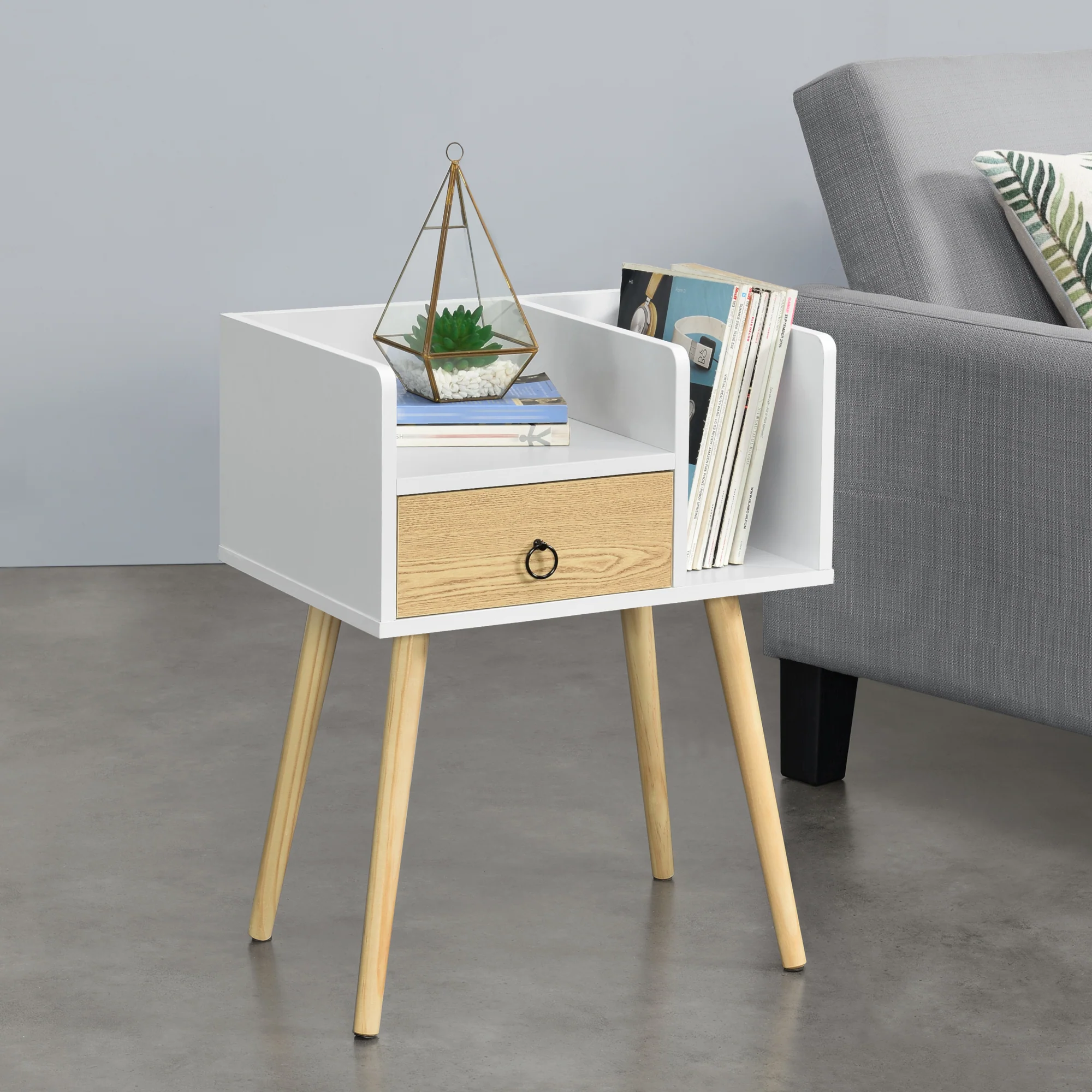 Beistelltisch Gibbston 64x50x36 cm in versch. Farben en.casa - Image 2