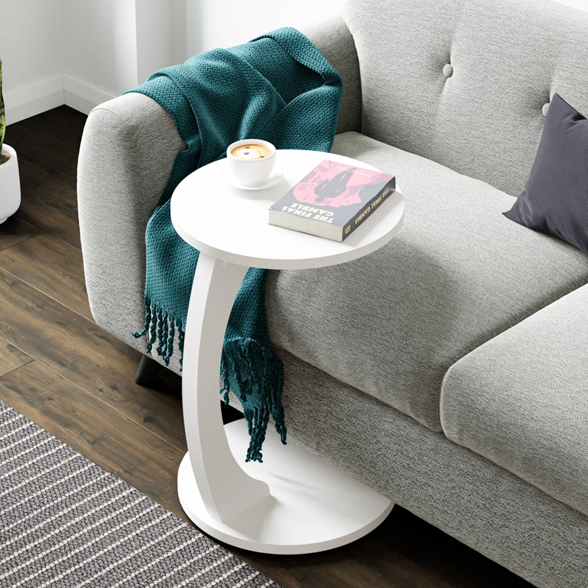 Beistelltisch Holeby 56 x Ø 38 cm [en.casa] - Image 3