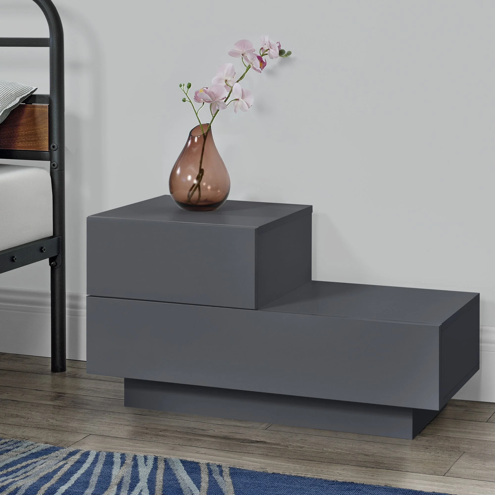 Beistelltisch Sebokeng Links 38x70x35 cm in versch. Farben en.casa - Image 14