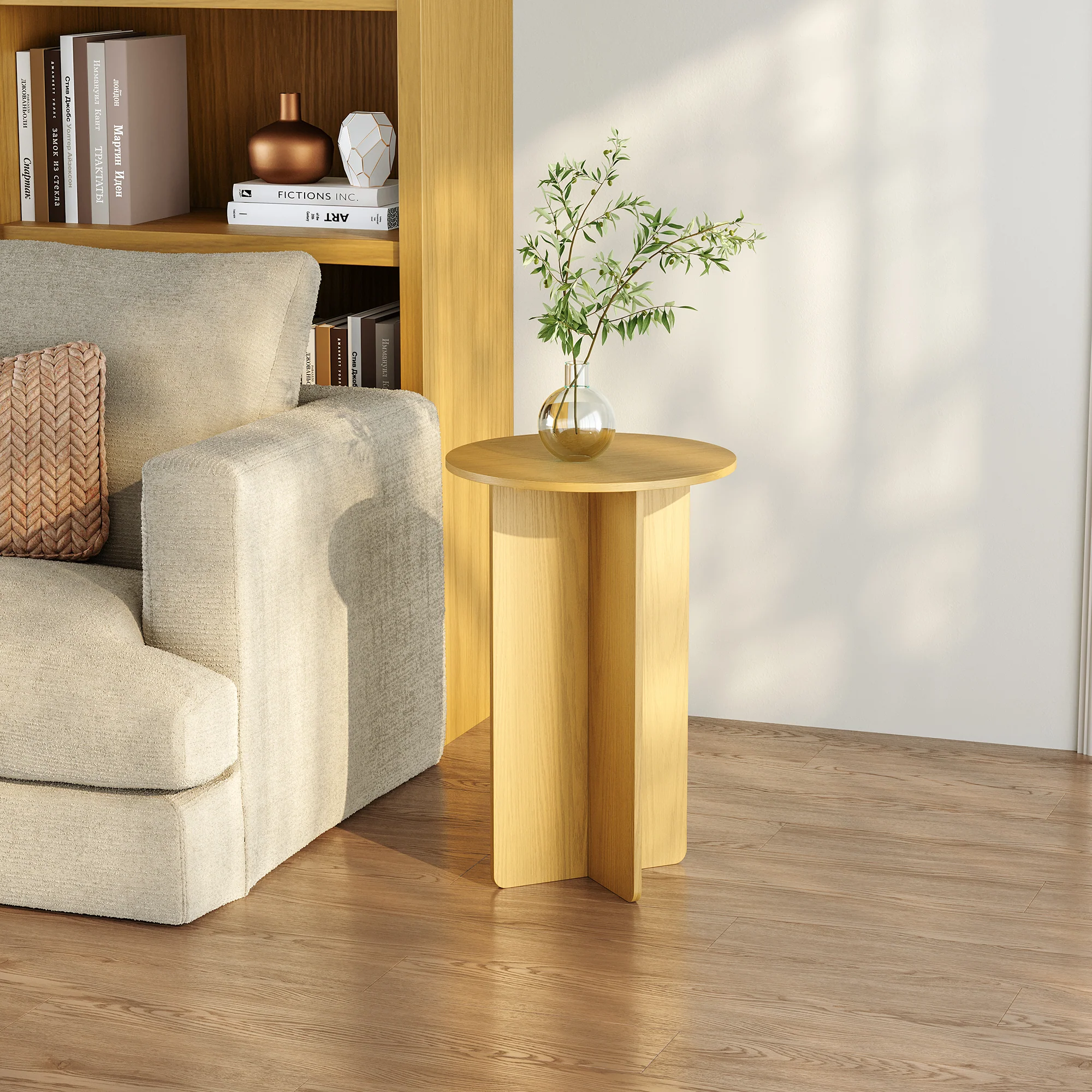 Beistelltisch Vappevn 60xØ40 cm [en.casa] - Image 2