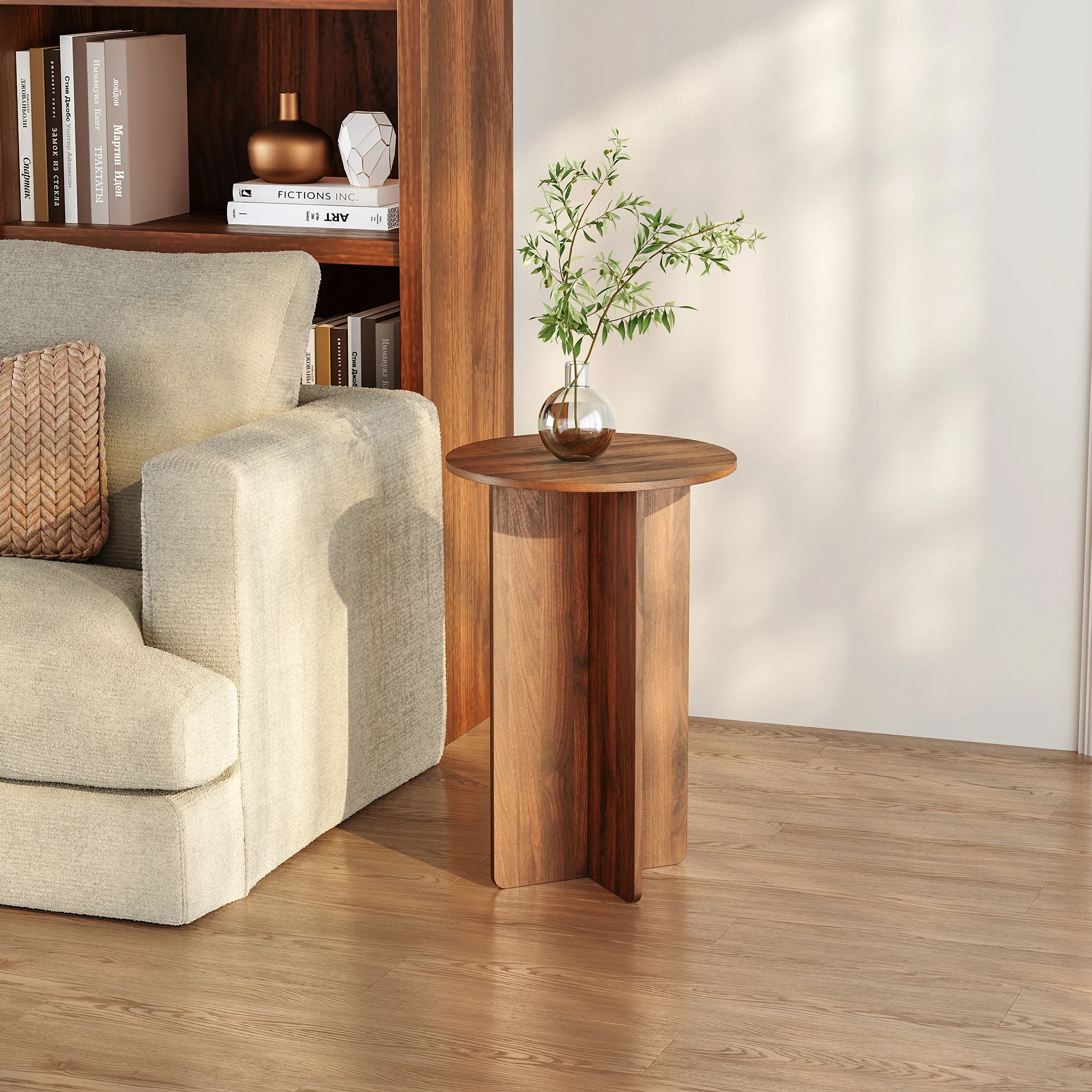 Beistelltisch Vappevn 60xØ40 cm [en.casa] - Image 3