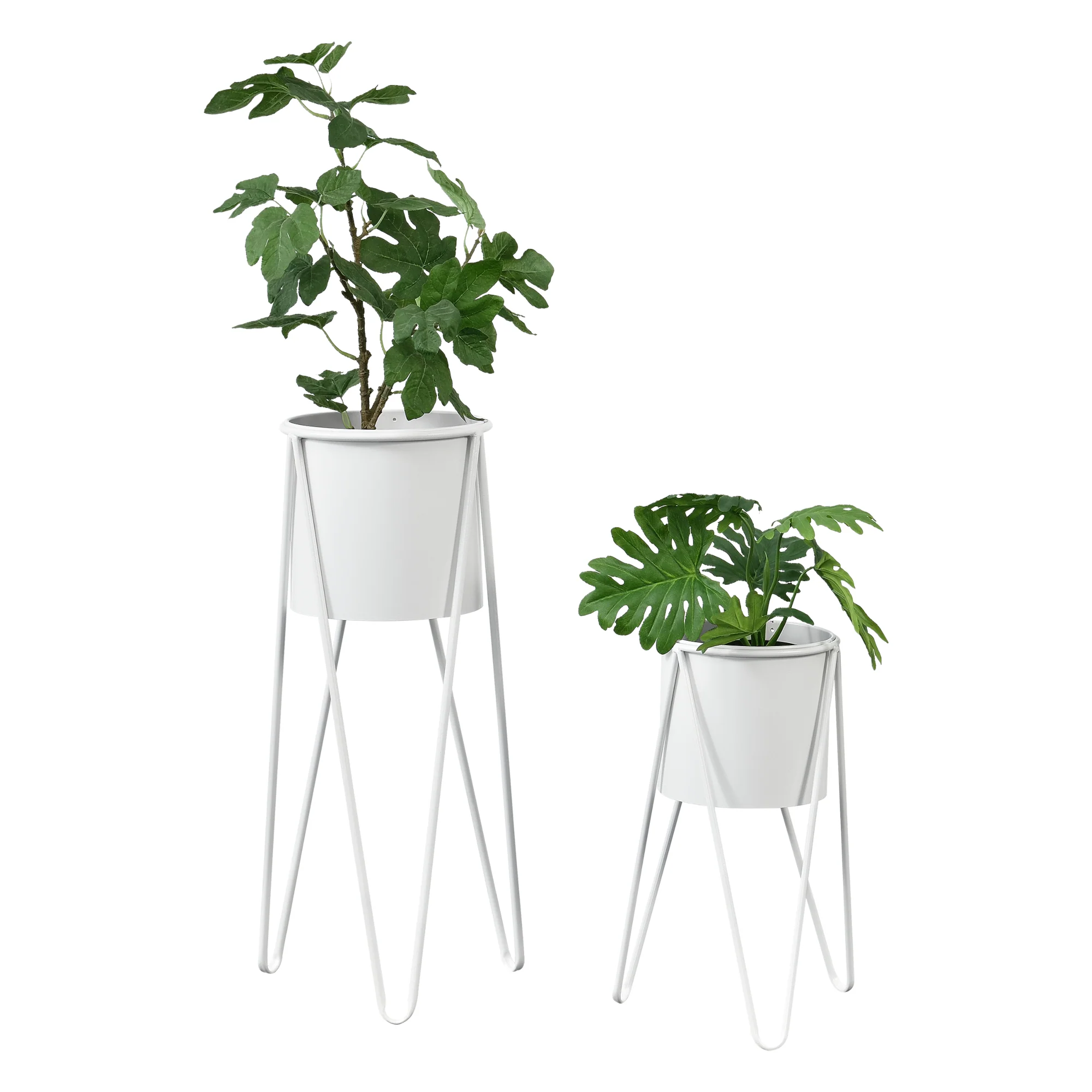 Blumenständer Hedera 2-tlg. mit Pflanztopf in verschiedenen Farben en.casa - Image 3