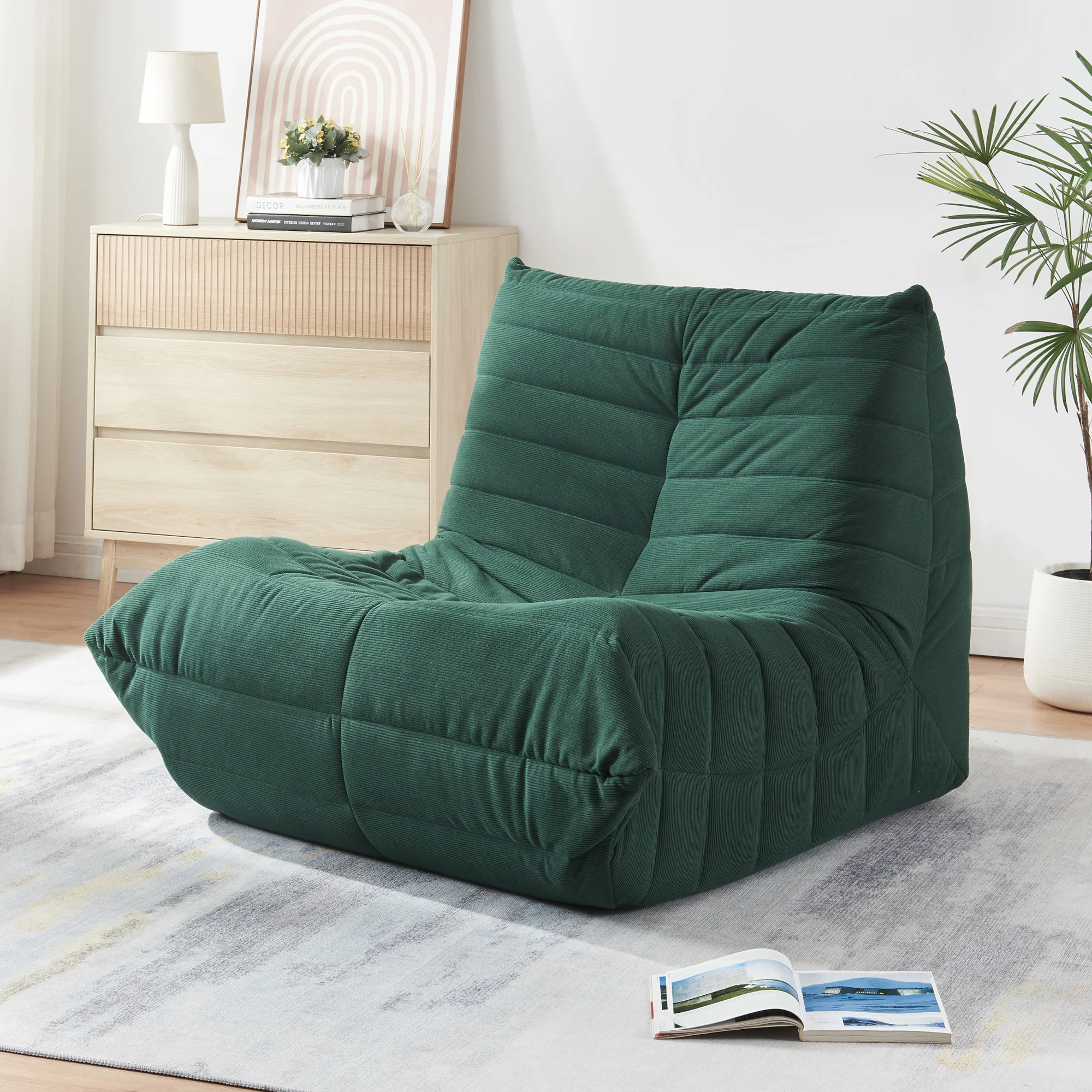 Bodensessel Kodsø 75x90x100 cm [en.casa] - Image 6