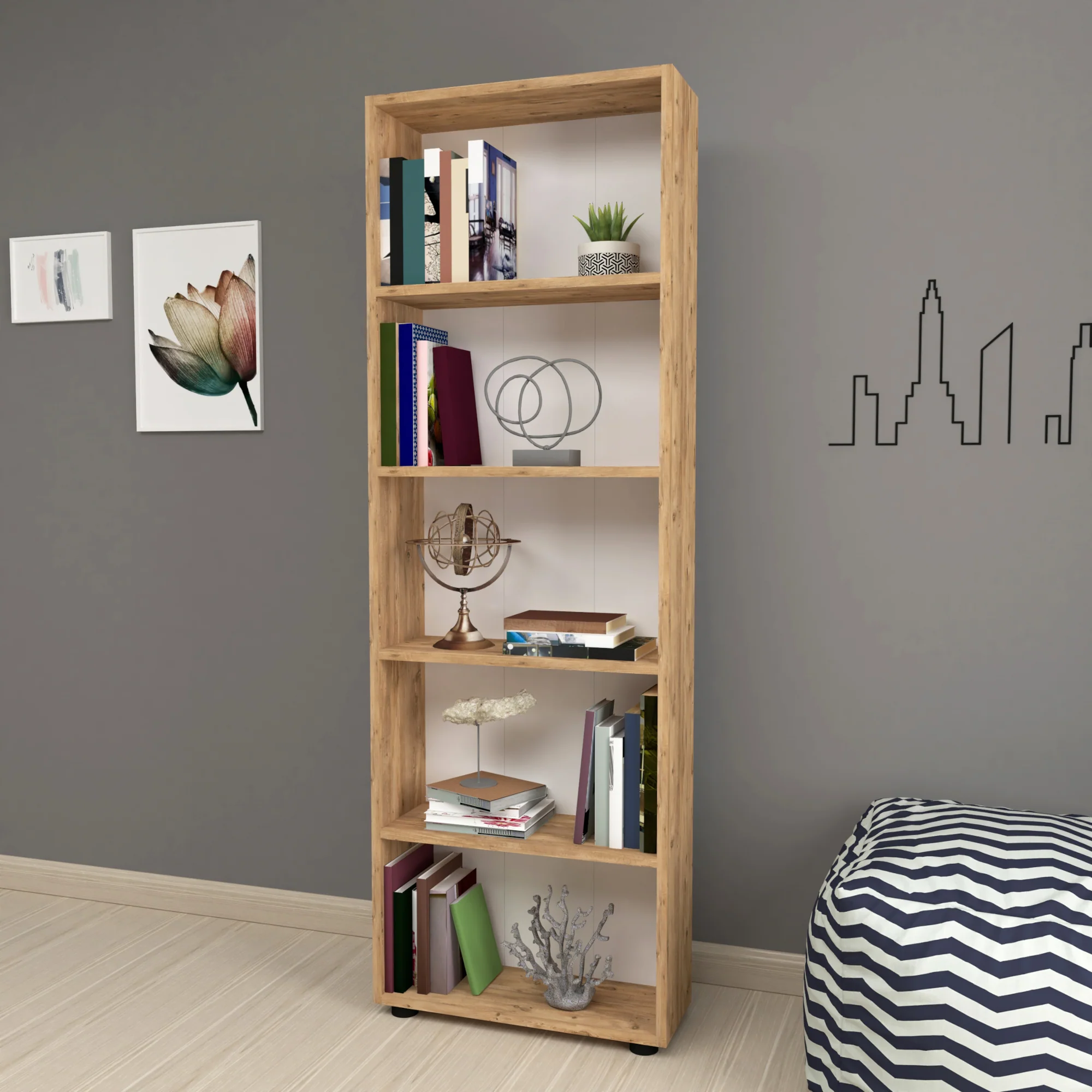 Bücherregal Vara in versch. Größen und Farben [en.casa] - Image 17