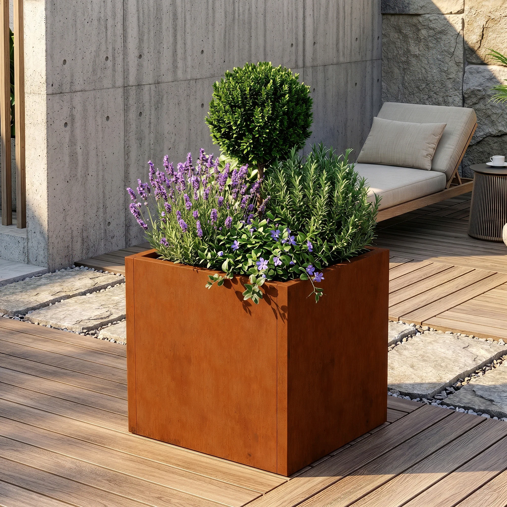 Pflanzkübel Vaargel Stahl [casa.pro] - Image 10