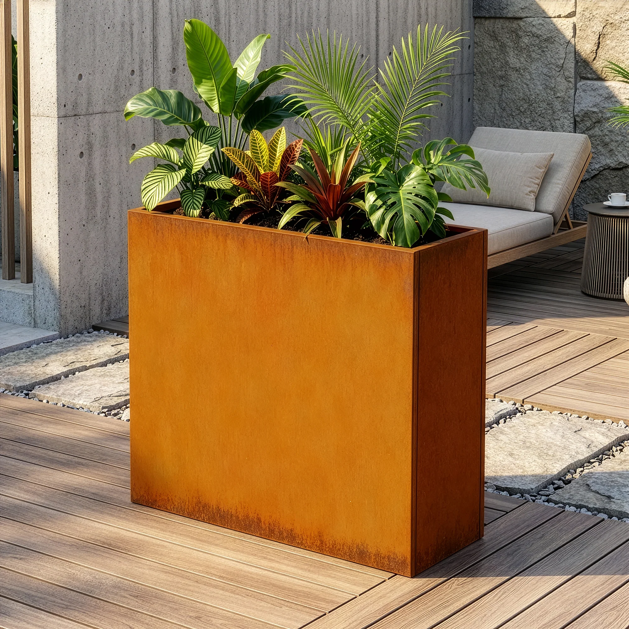 Pflanzkübel Vaargel Stahl [casa.pro] - Image 14