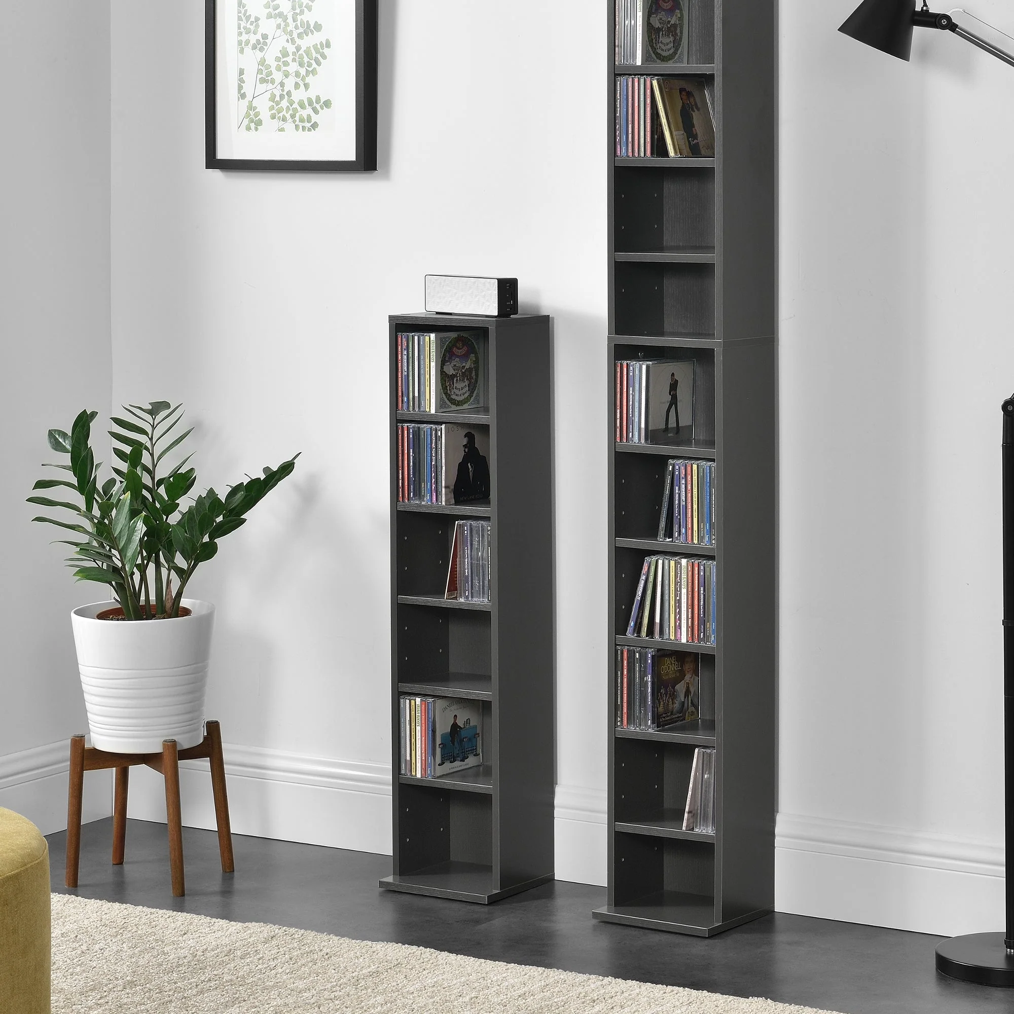 CD Regal Tynset 90x20x20 cm mit 6 Fächern [en.casa] - Image 8