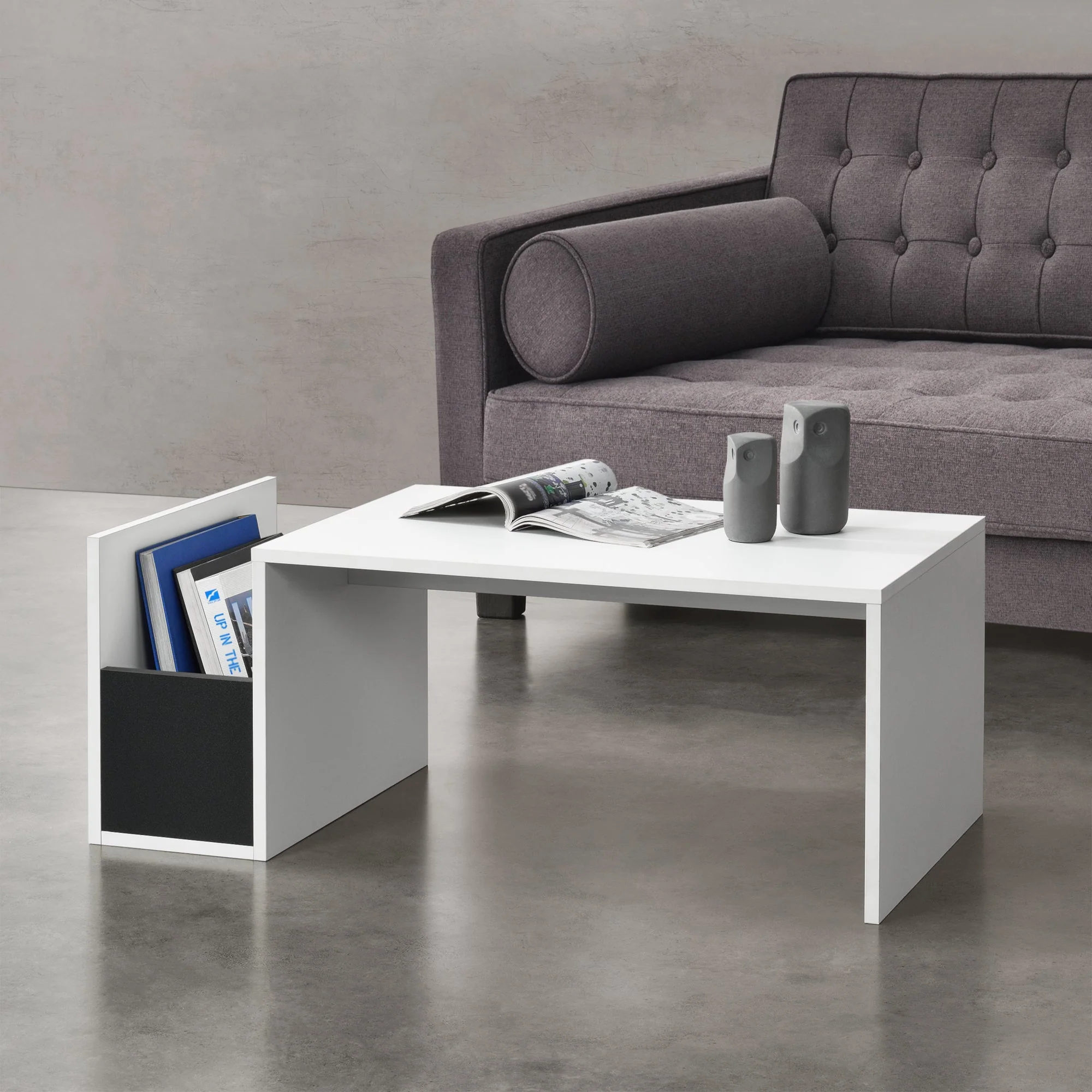 Couchtisch BollnÀs 90x45x35 cm mit Ablagefach versch. Farben en.casa - Image 9