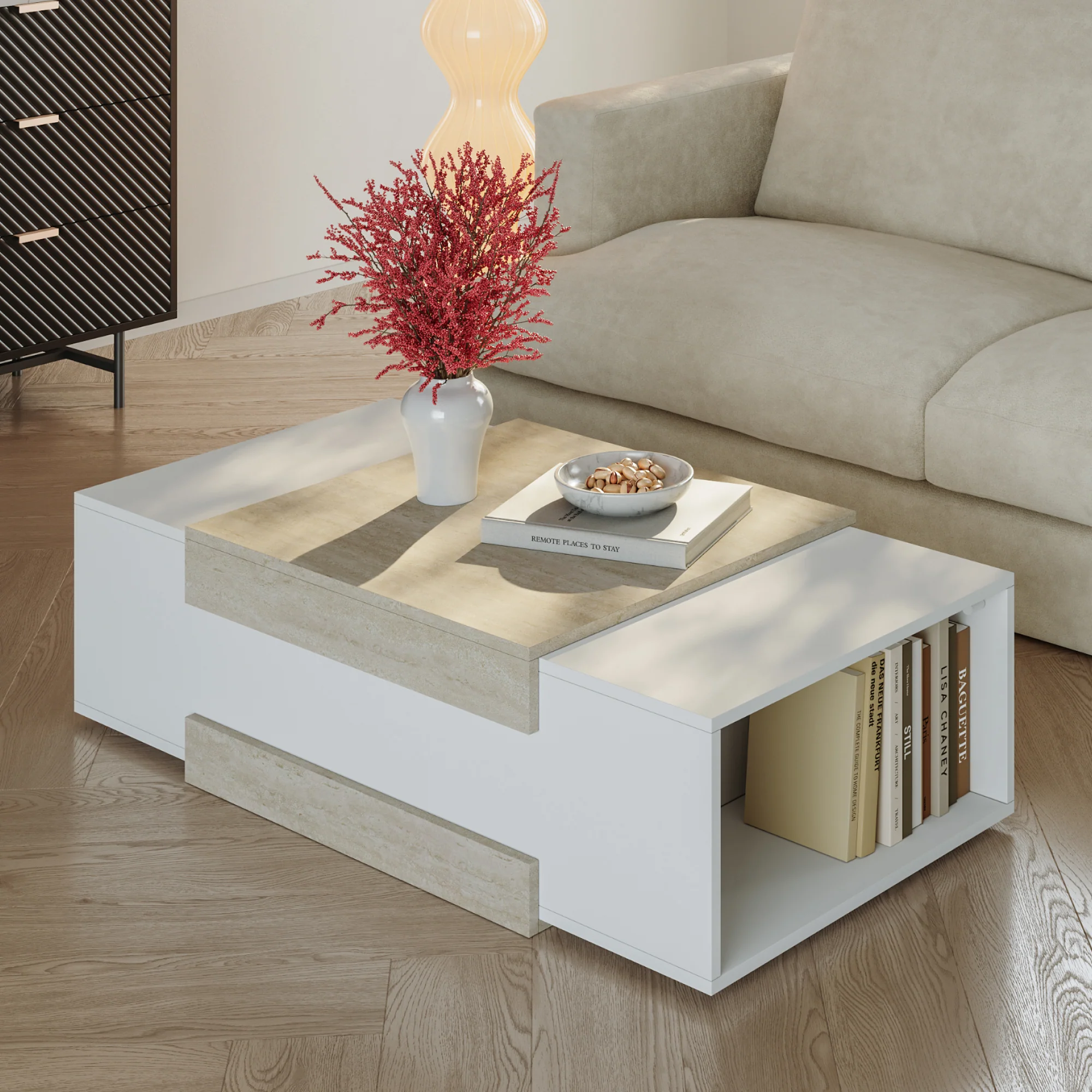 Couchtisch Eljak 110x57x31 cm [en.casa] - Image 2