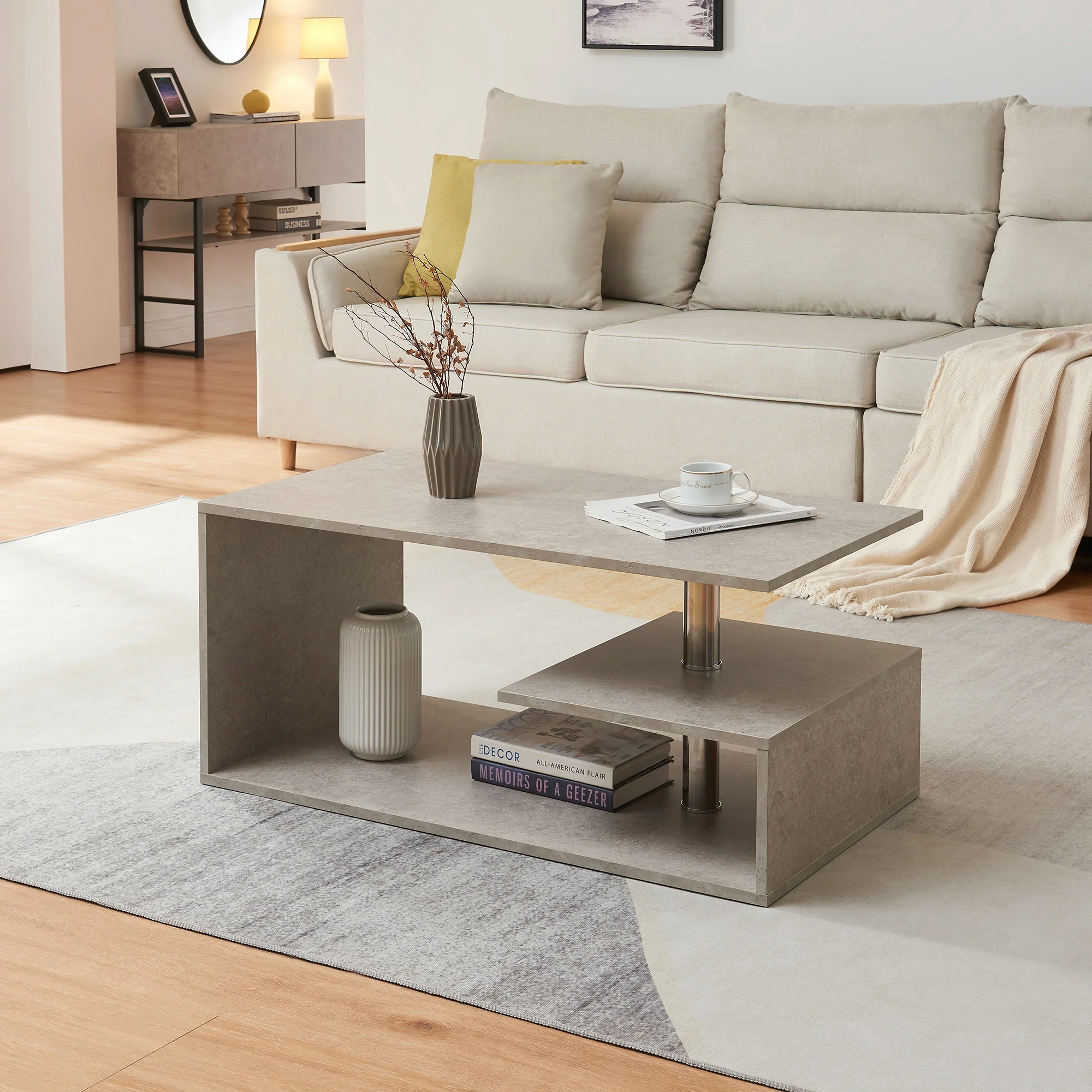 Couchtisch Haarlem 90x50x41 cm [en.casa] - Image 6