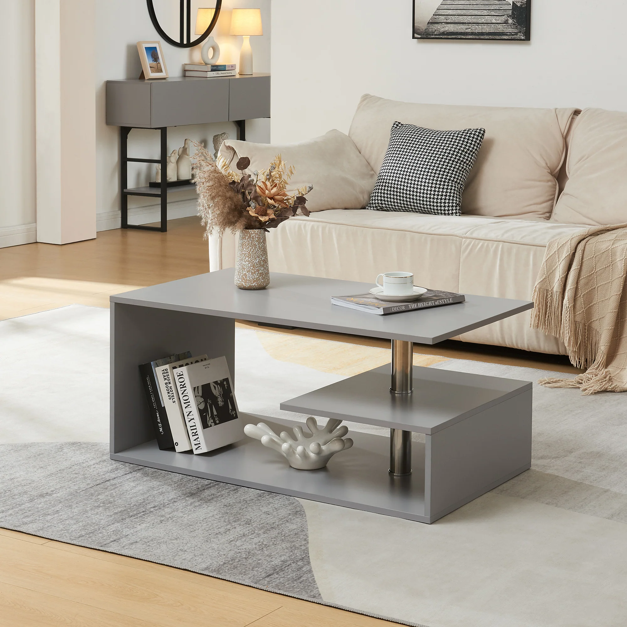 Couchtisch Haarlem 90x50x41 cm [en.casa] - Image 7
