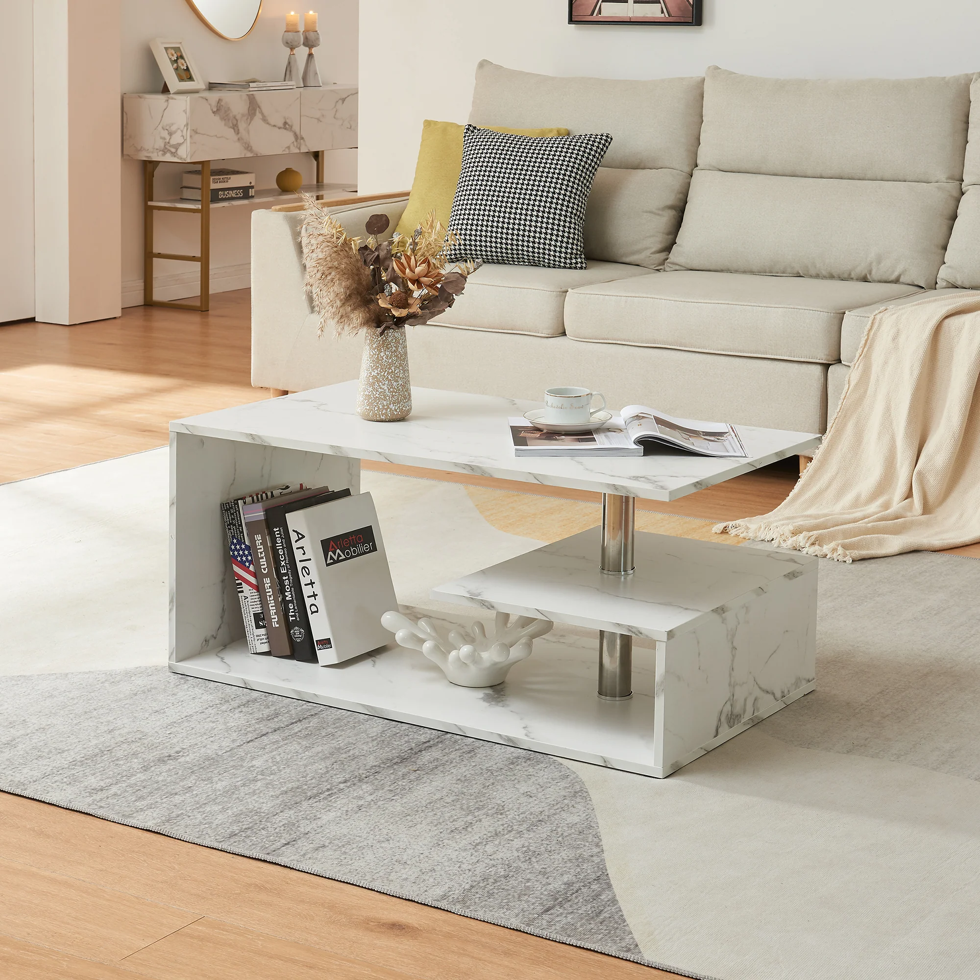 Couchtisch Haarlem 90x50x41 cm [en.casa] - Image 8