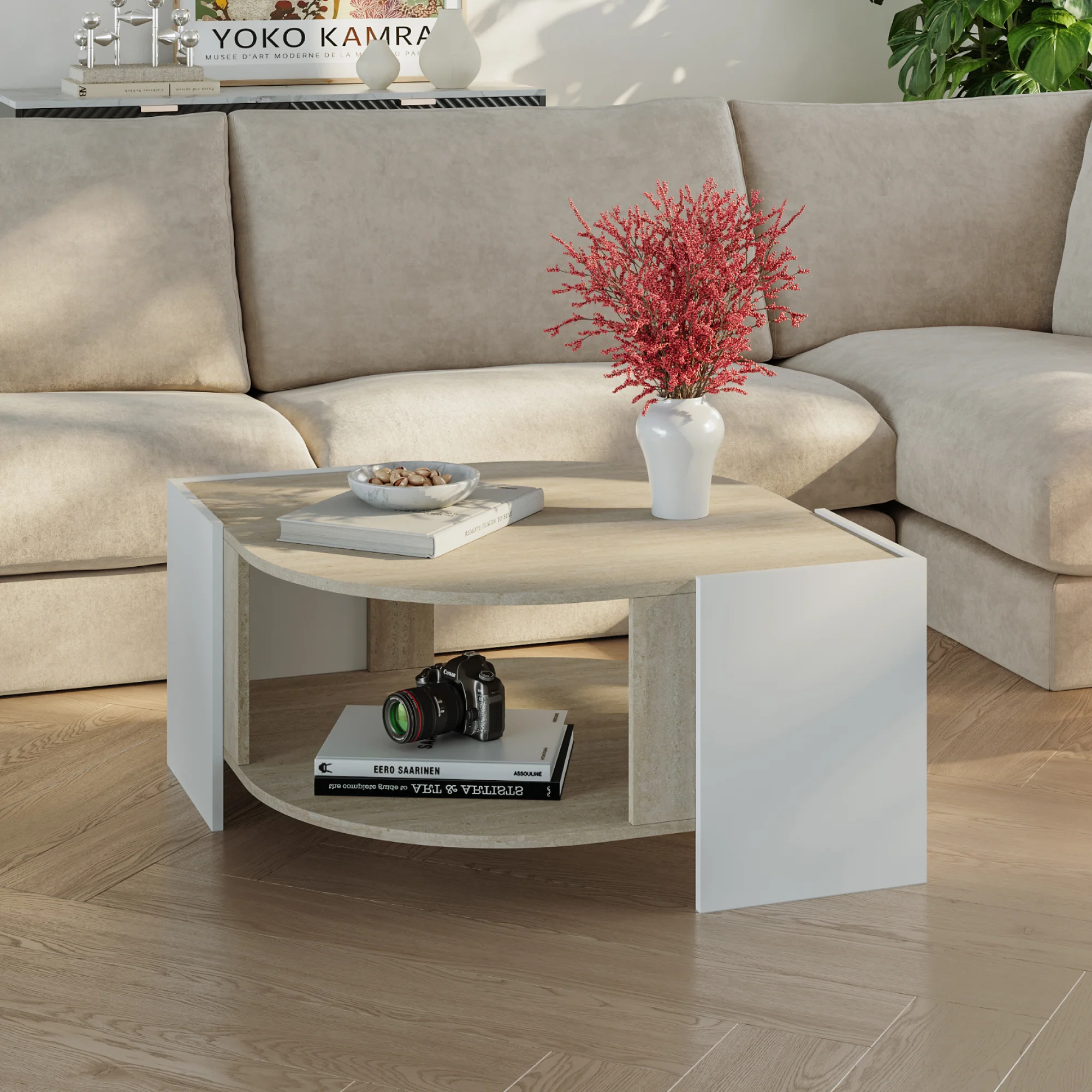 Couchtisch Klipsari 75x75x40 cm [en.casa] - Image 2