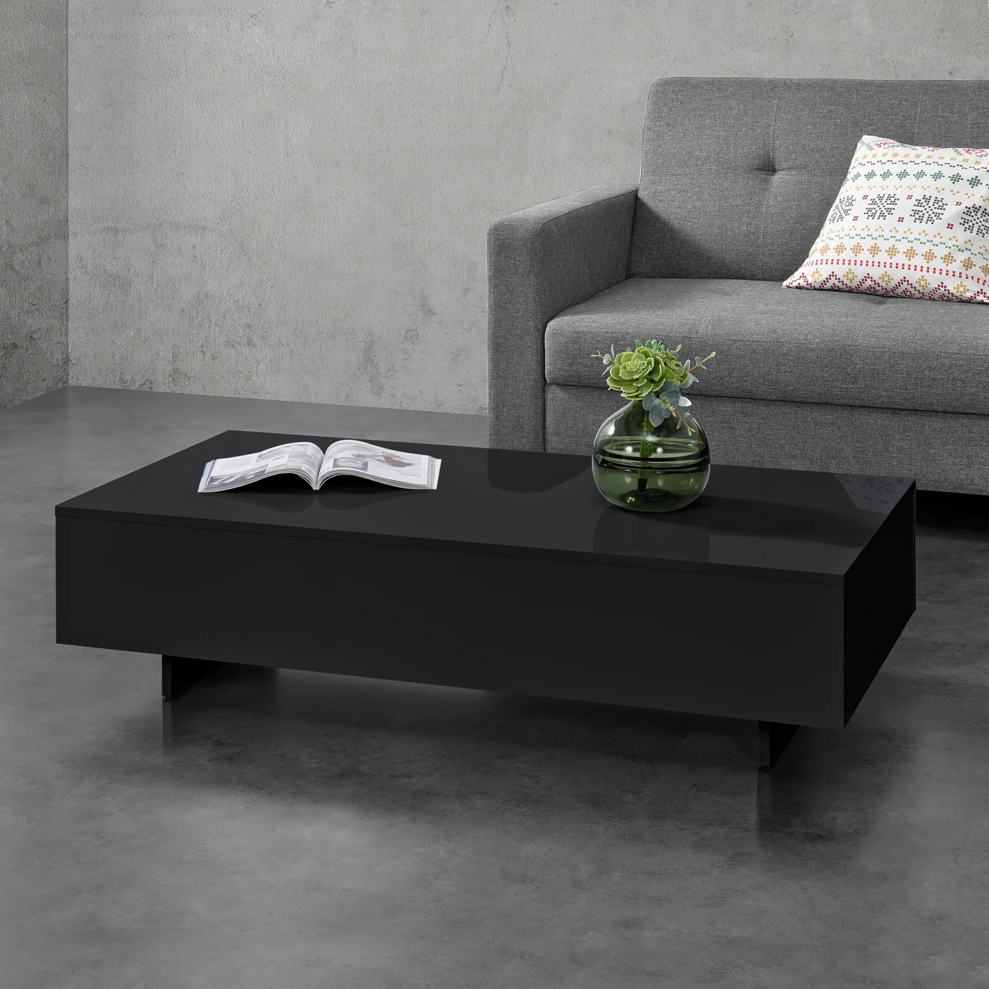 Couchtisch Lärketorp 115x55x31 cm in versch. Farben en.casa - Image 2