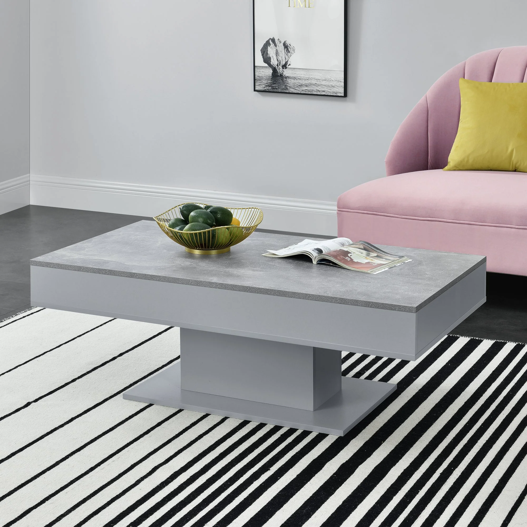 Couchtisch Lünen mit 2 Staufächern versch. Farben [en.casa] - Image 5