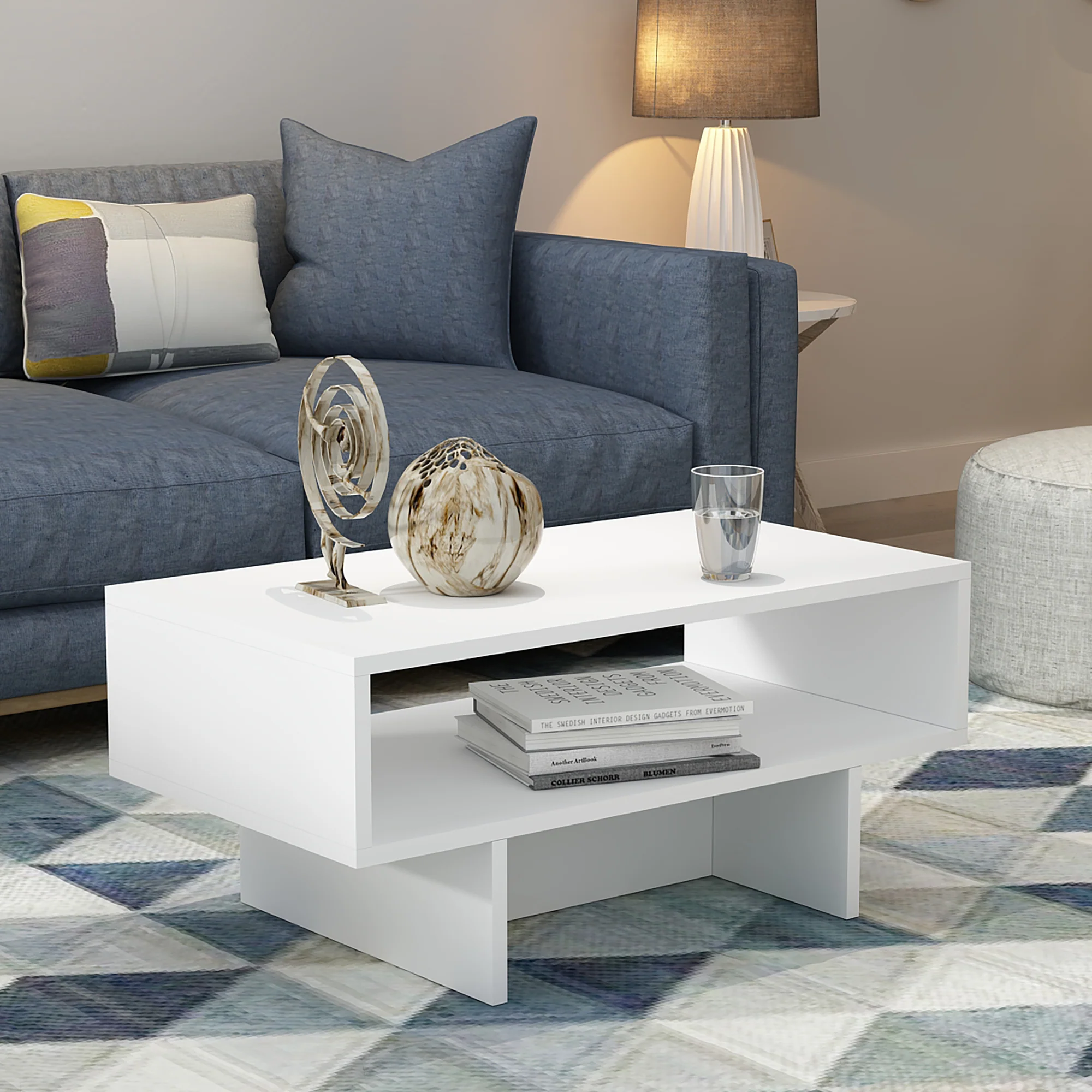 Couchtisch Mjölby 36.4x80x45 cm in versch. Farben [en.casa] - Image 3