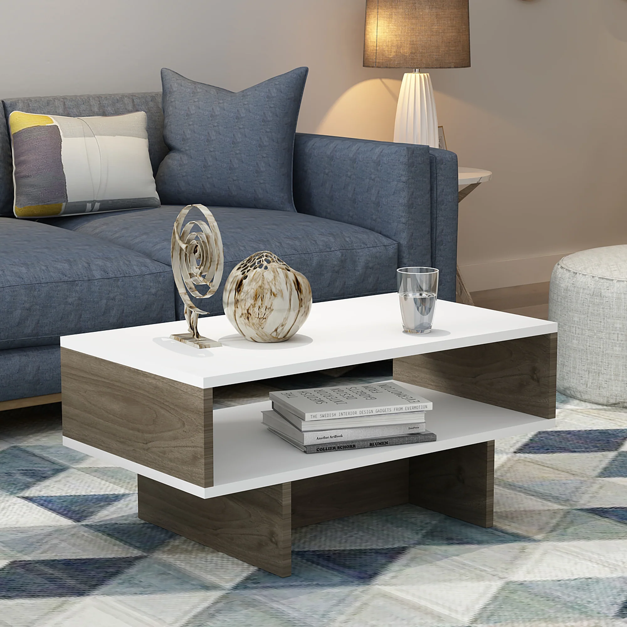 Couchtisch Mjölby 36.4x80x45 cm in versch. Farben [en.casa] - Image 4