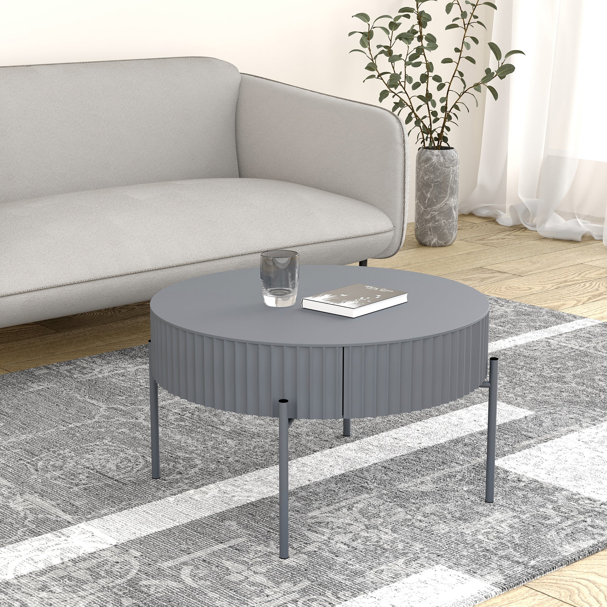 Couchtisch Rill mit Schublade [en.casa] - Image 3