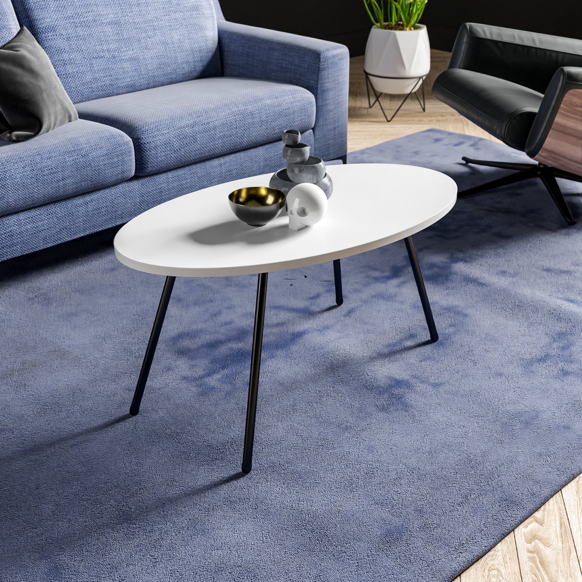 Couchtisch Skærbæk 43 x 90 x 50 cm in versch. Farben [en.casa] - Image 2