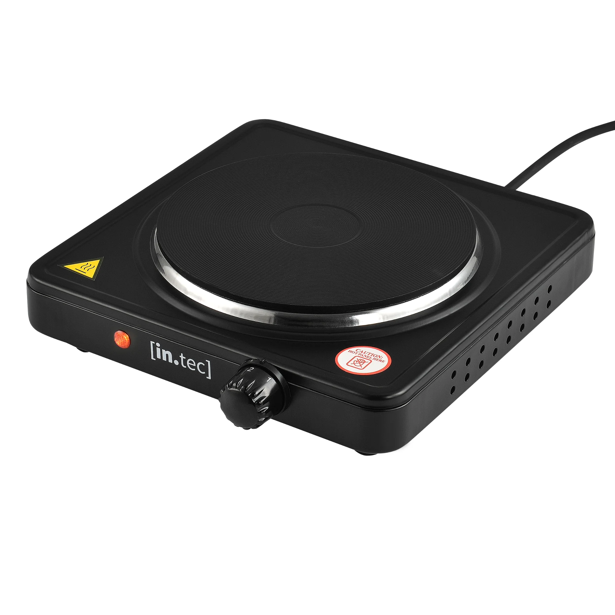 Elektrische Kochplatte Gusseisen Schwarz [in.tec] - Image 3