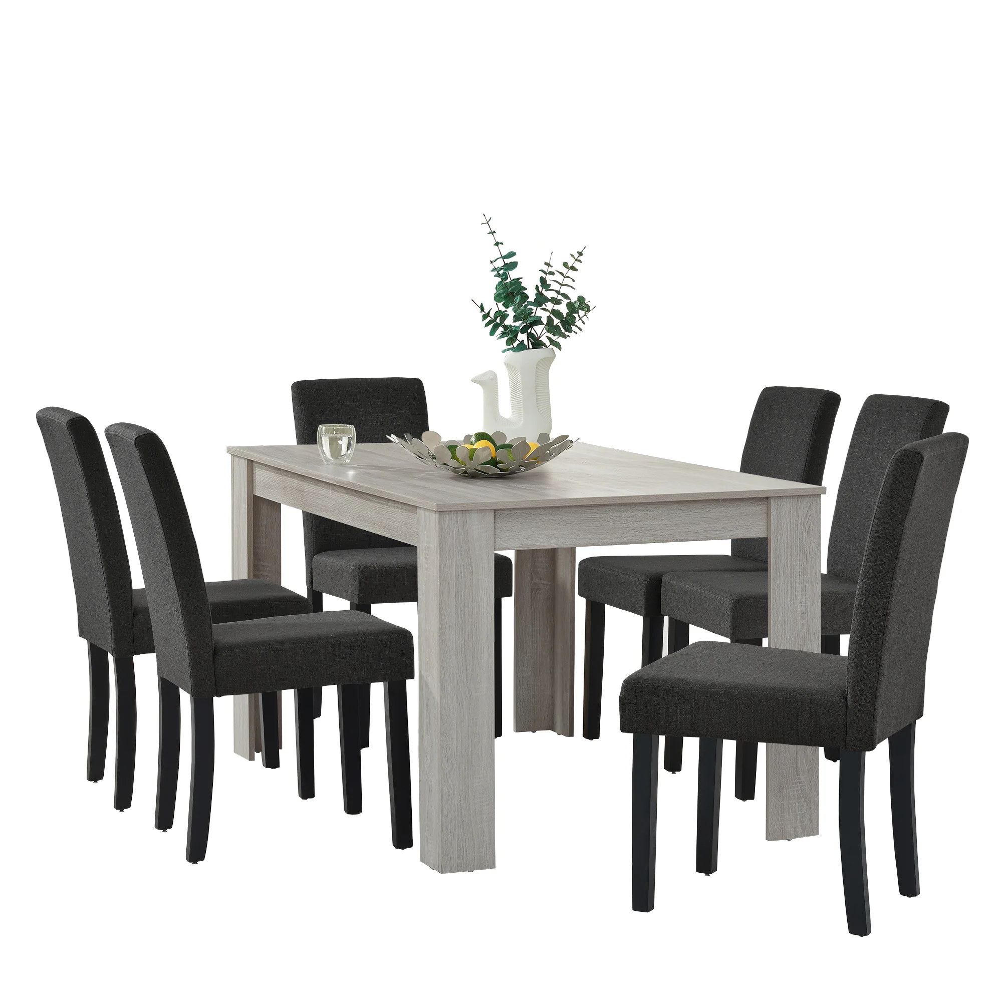 Essgruppe Kramfors (Set, 7-tlg) 140 x 90 cm versch. Farben [en.casa] - Image 3