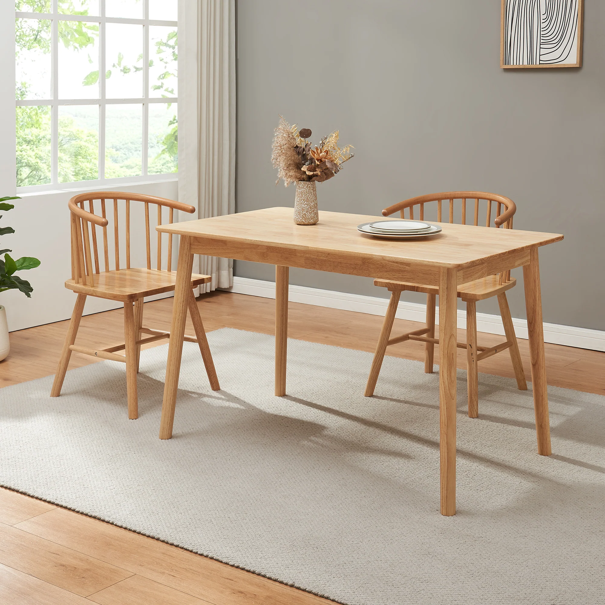 Esstisch Klijori Holz [en.casa] - Image 6