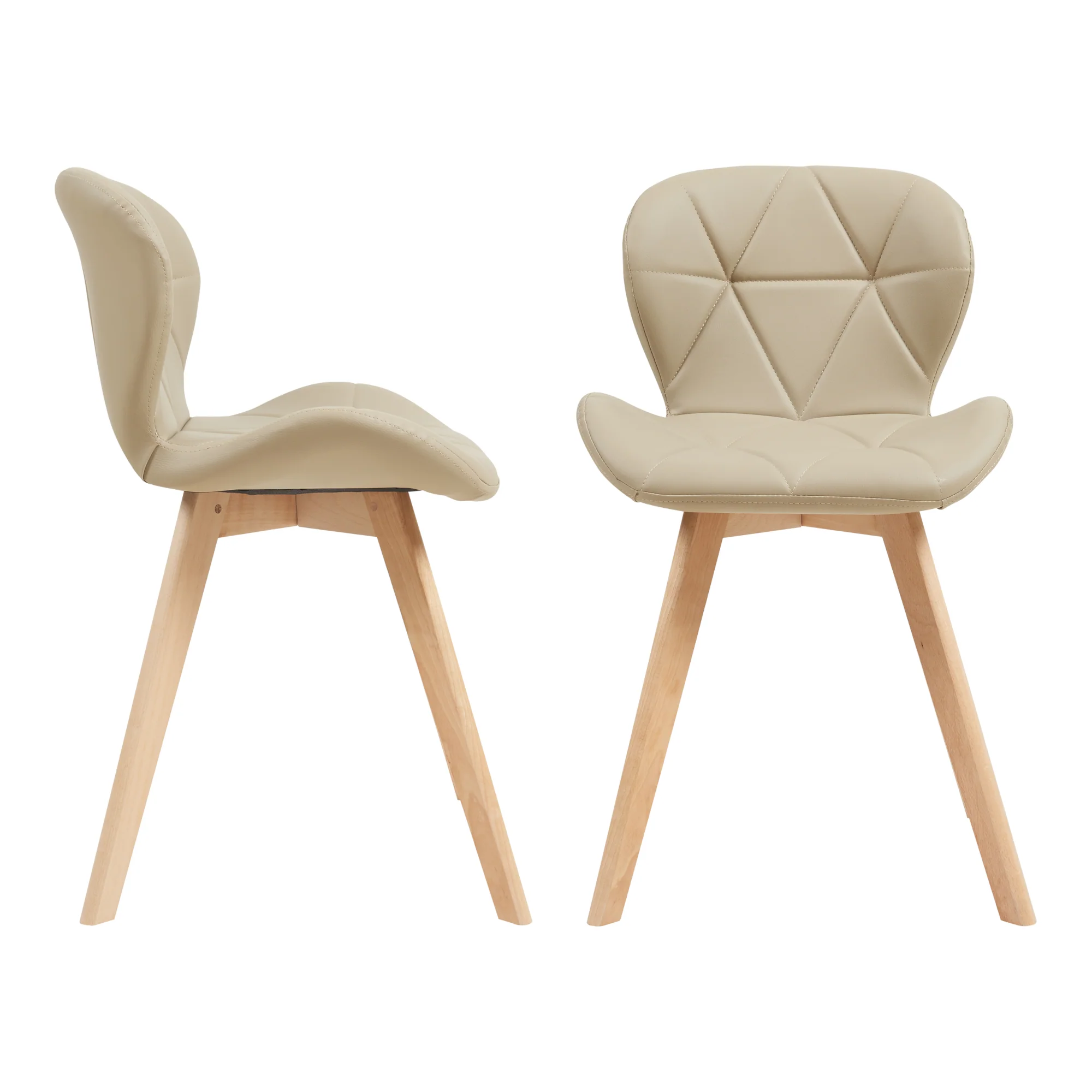 Esszimmerstuhl Älmhult 2-er Set 78x47x52 cm Kunstleder versch. Farben [en.casa] - Image 6