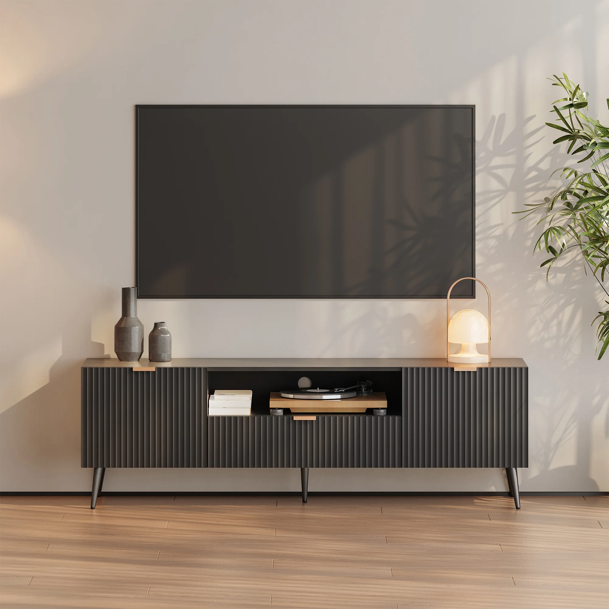 Fernsehschrank Nand [en.casa] - Image 2