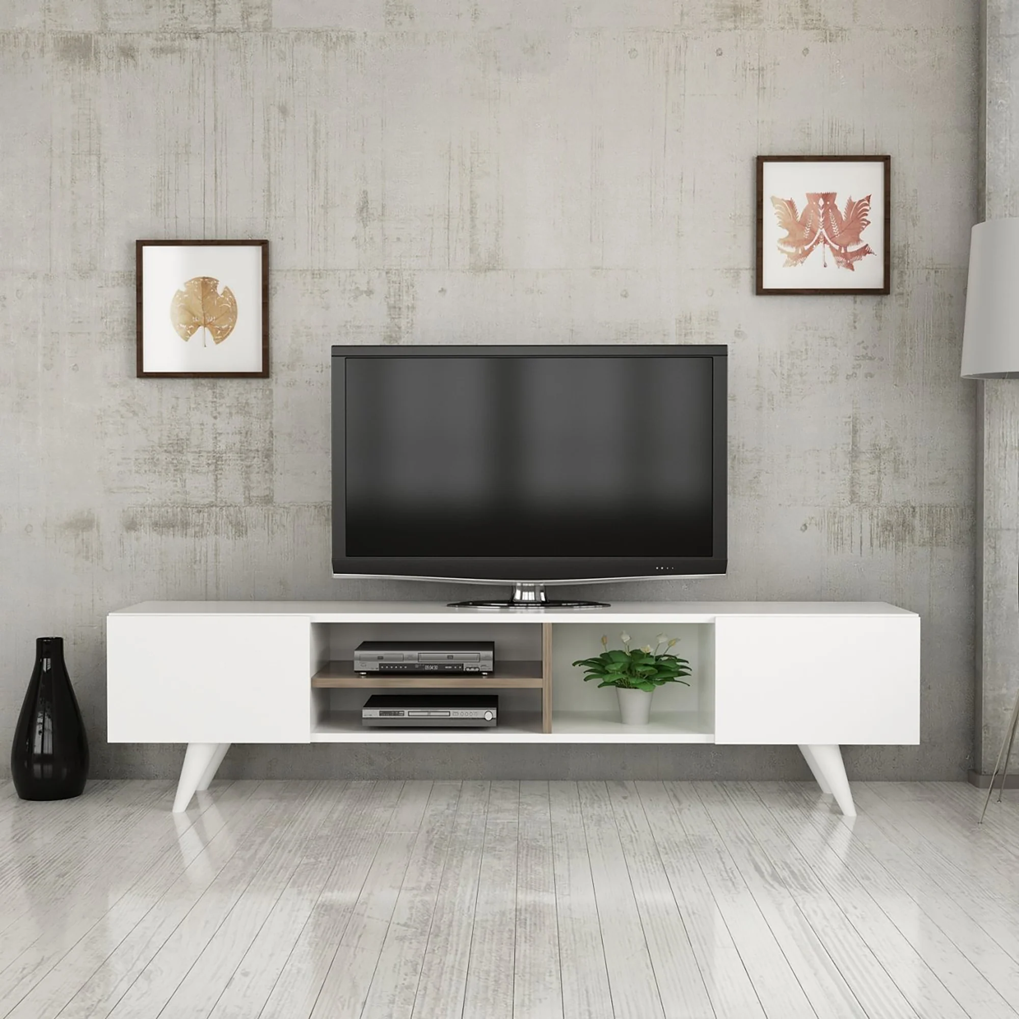 Fernsehtisch Assens 40 x 160 x 31 cm in versch. Farben [en.casa] - Image 3