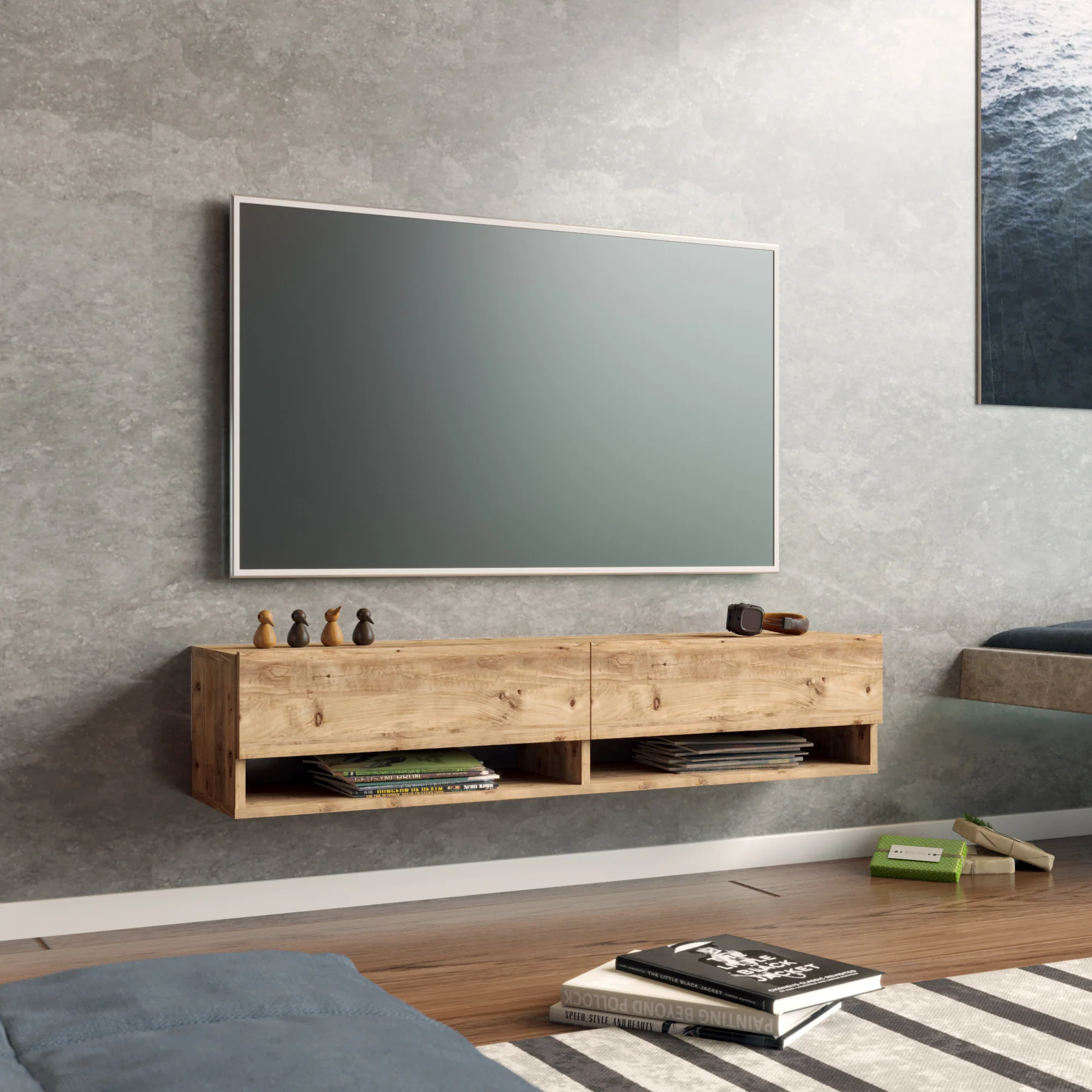 Fernsehtisch Laitila in versch. Größen und Farben [en.casa] - Image 9