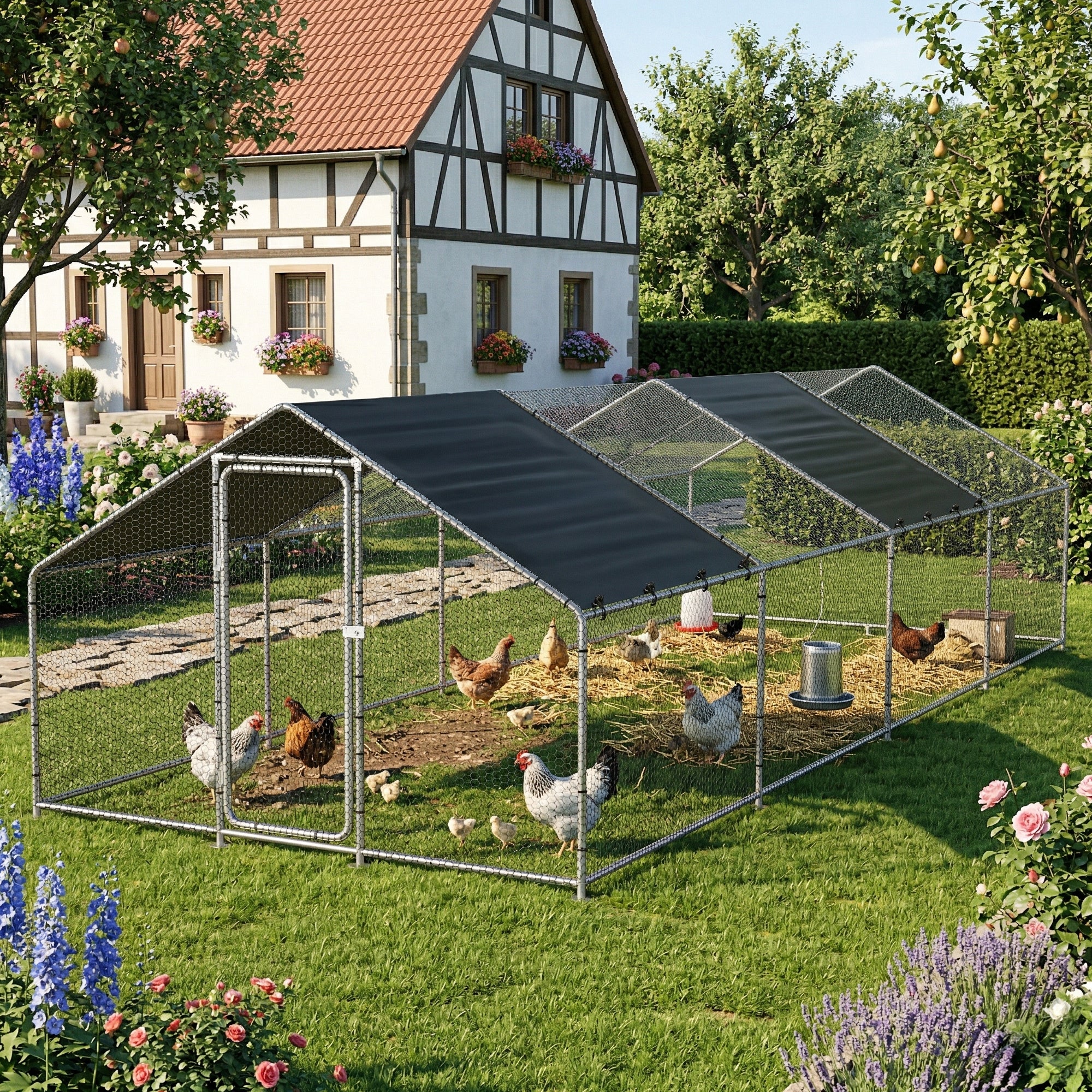 Freilaufgehege Wels mit Sonnendach [pro.tec] - Image 7